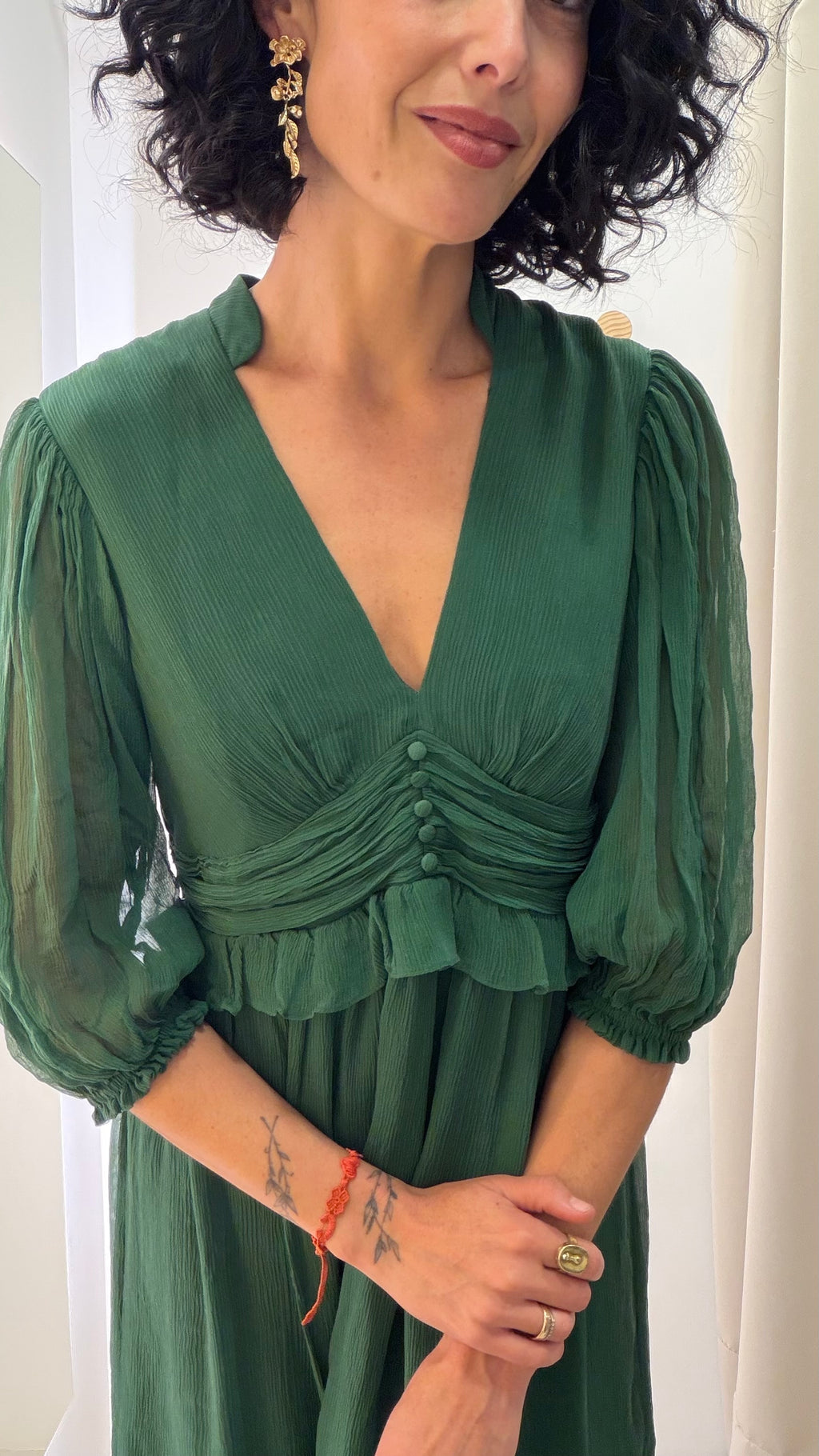 Vestido em seda NV