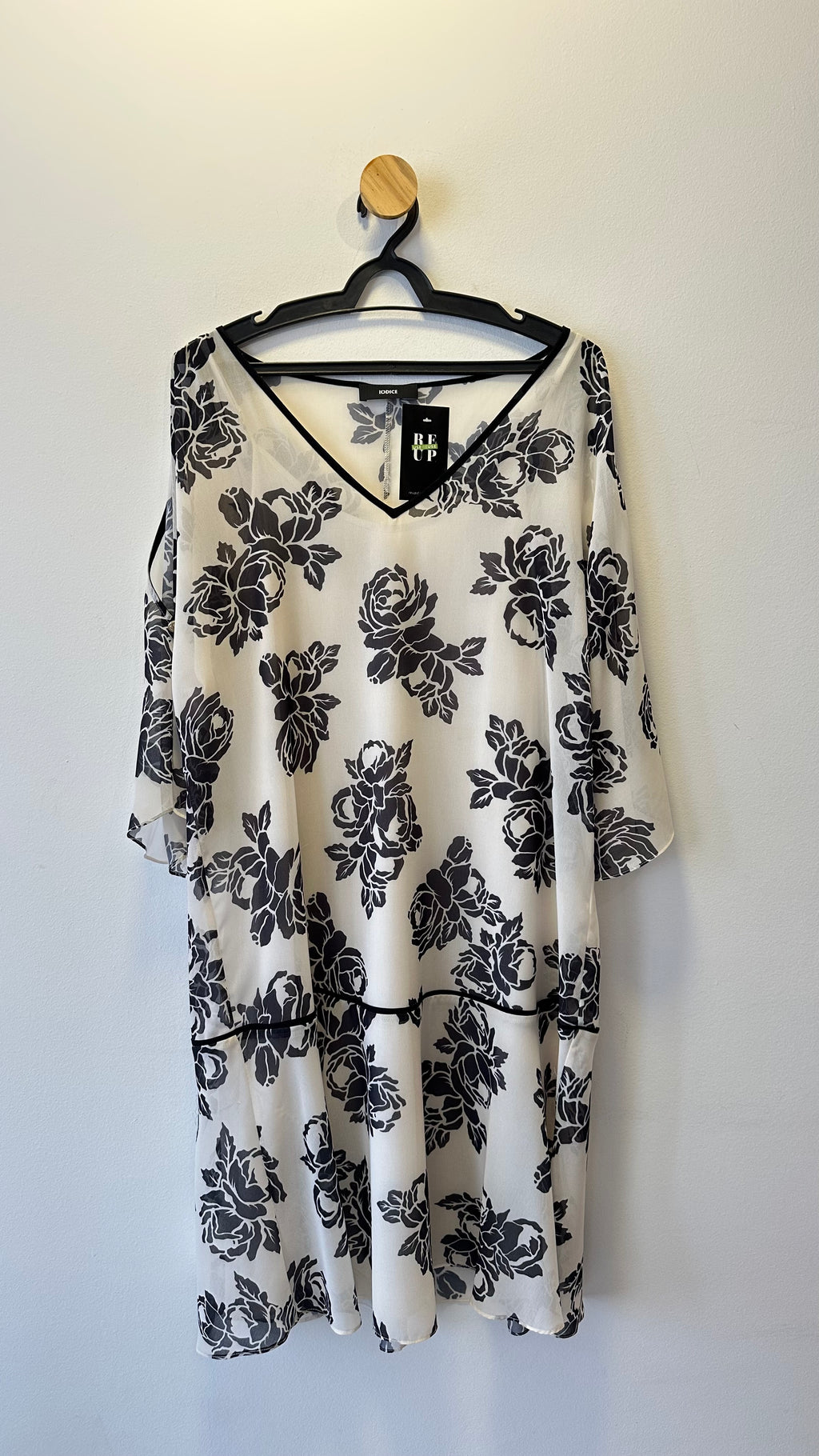 vestido bicolor iodice
