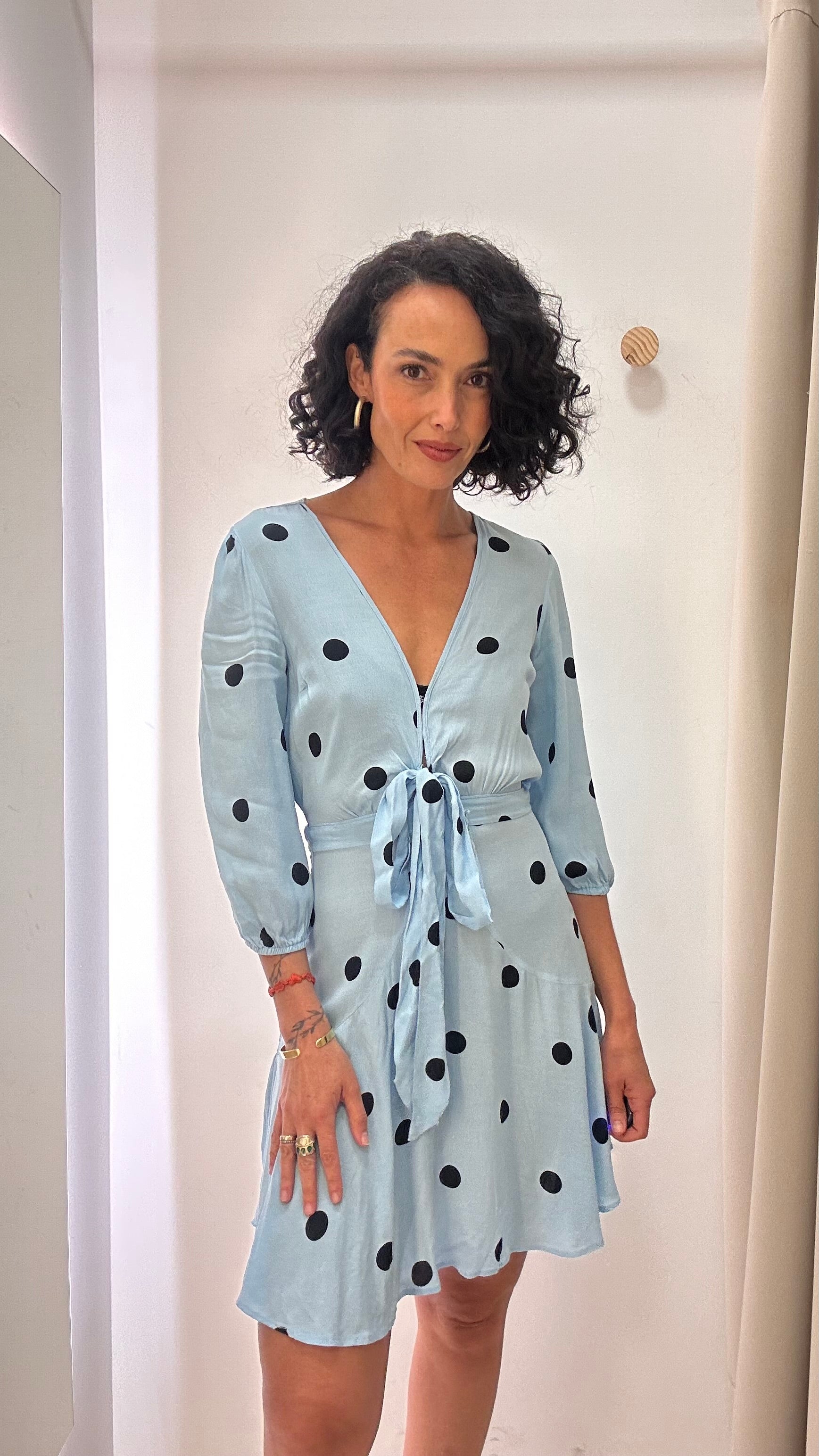 Vestido Poá Farm