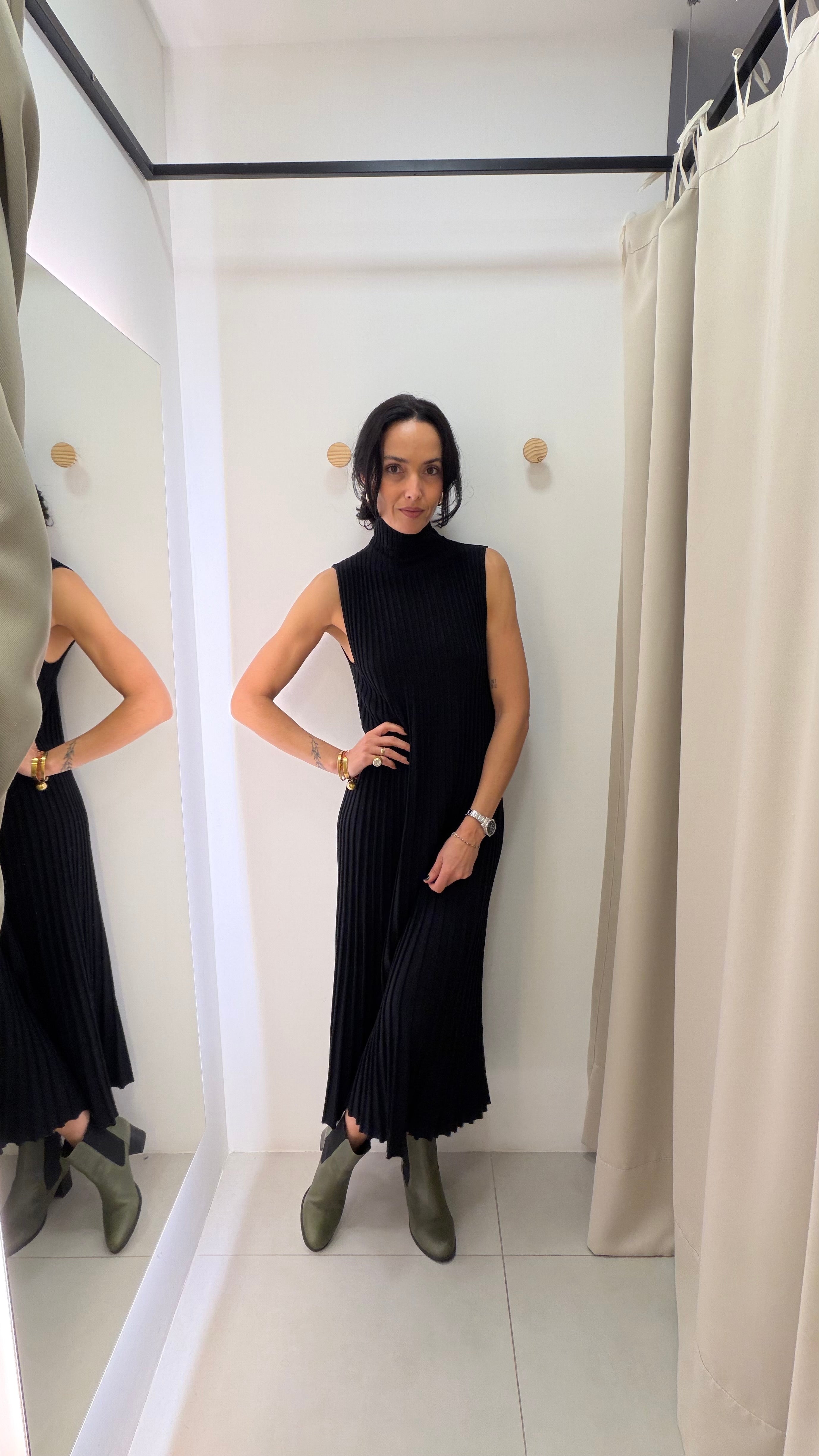 Vestido em Malha Preto Anselmi