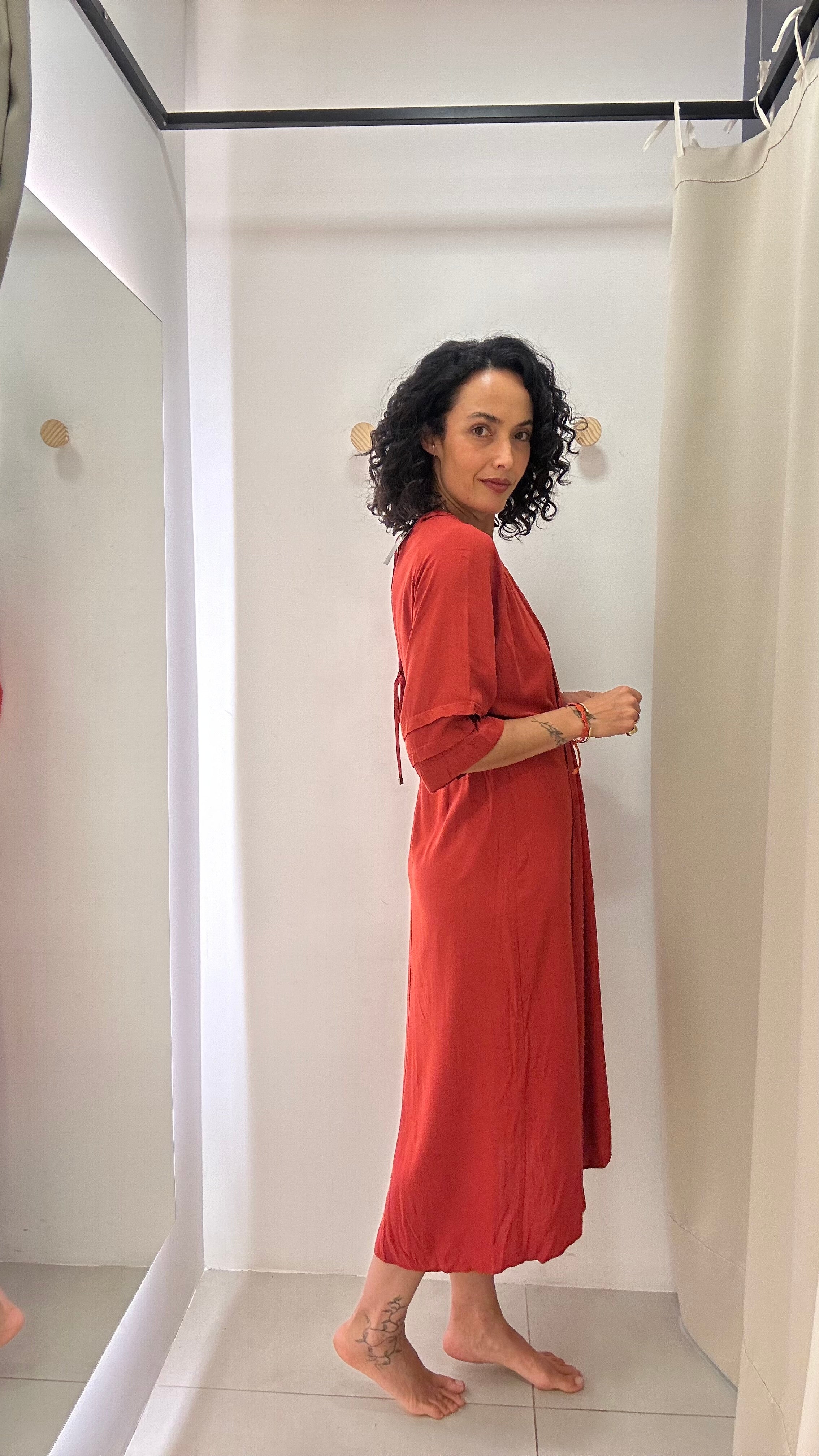 Vestido Midi Vermelho