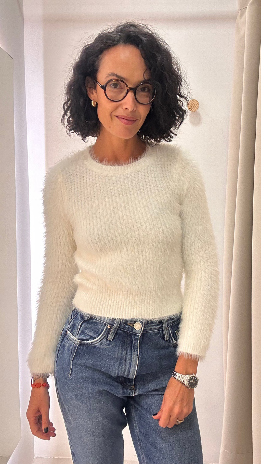 Blusa Tricot Pelinhos