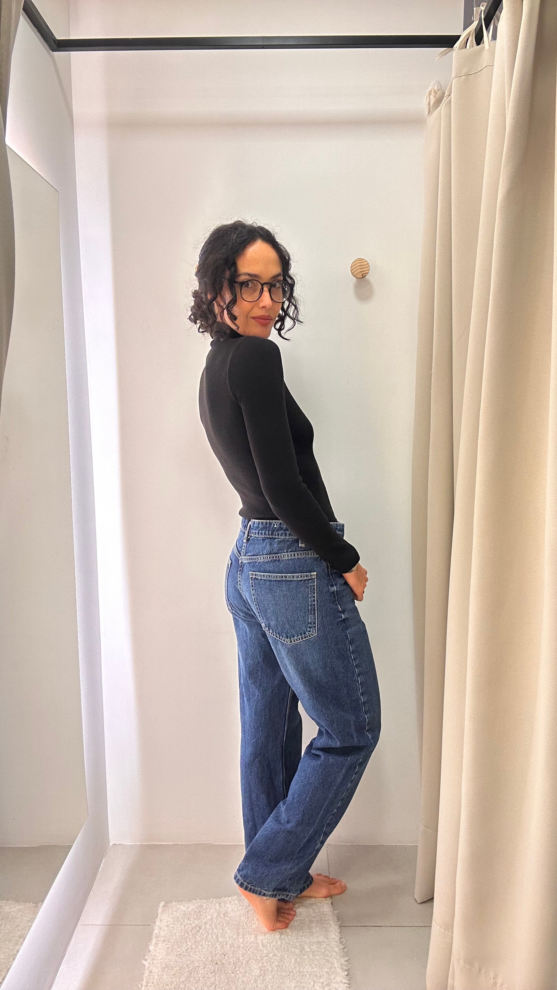 Calça Mom Jeans Zara