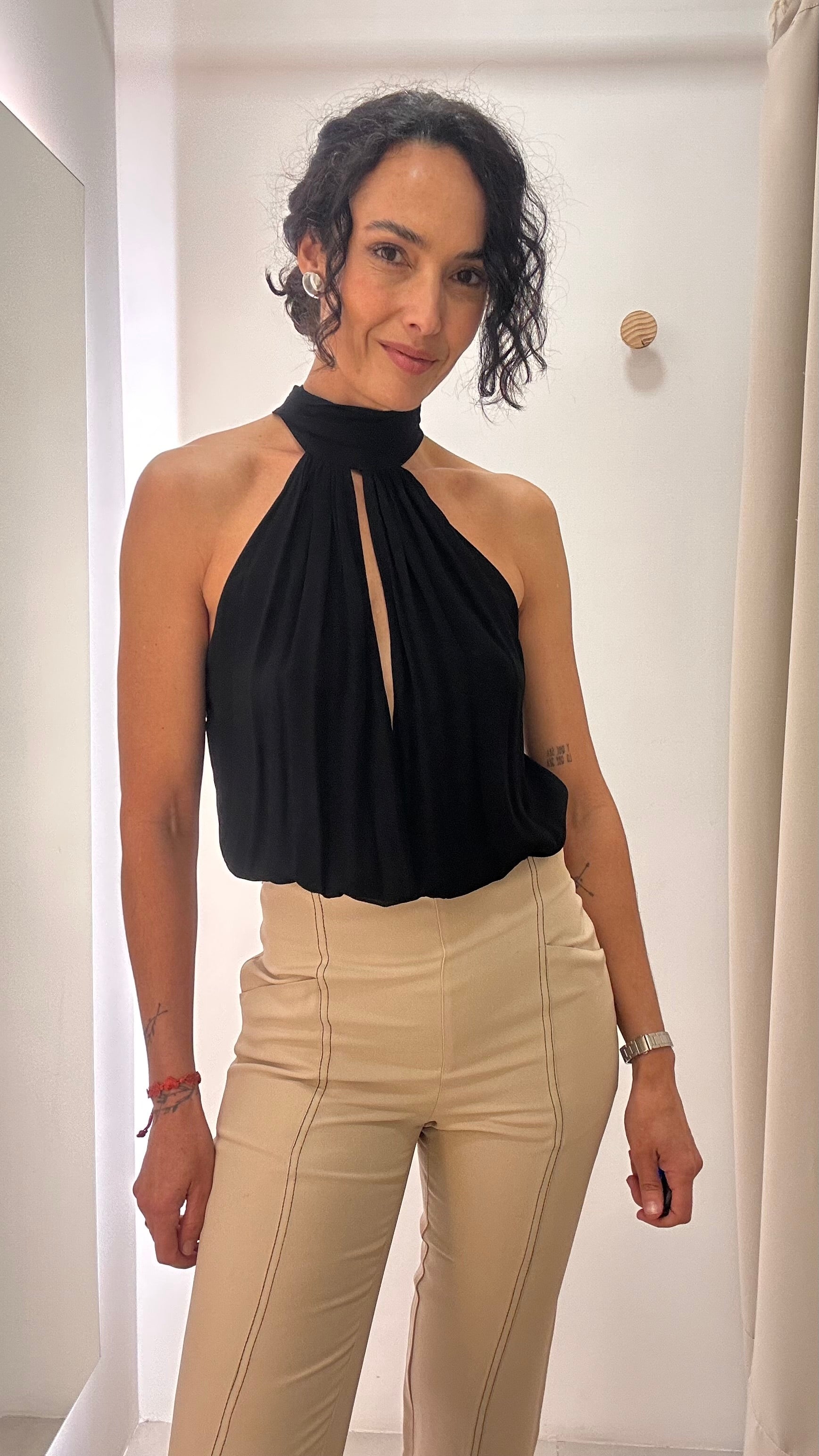 Calça Bege Renata Campos