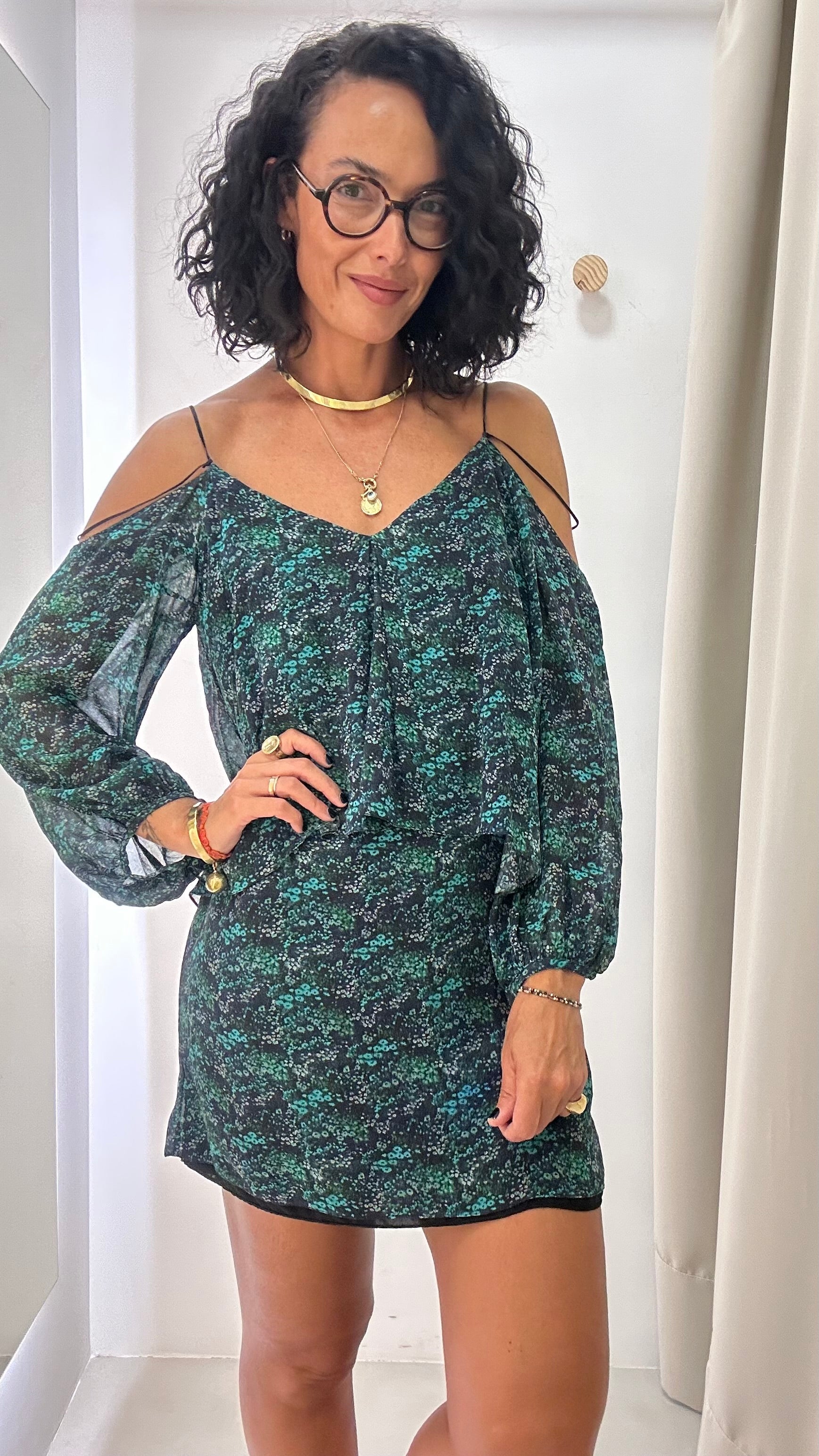 Vestido Estampa Floral Animale