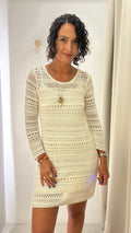Vestido Off White H&M