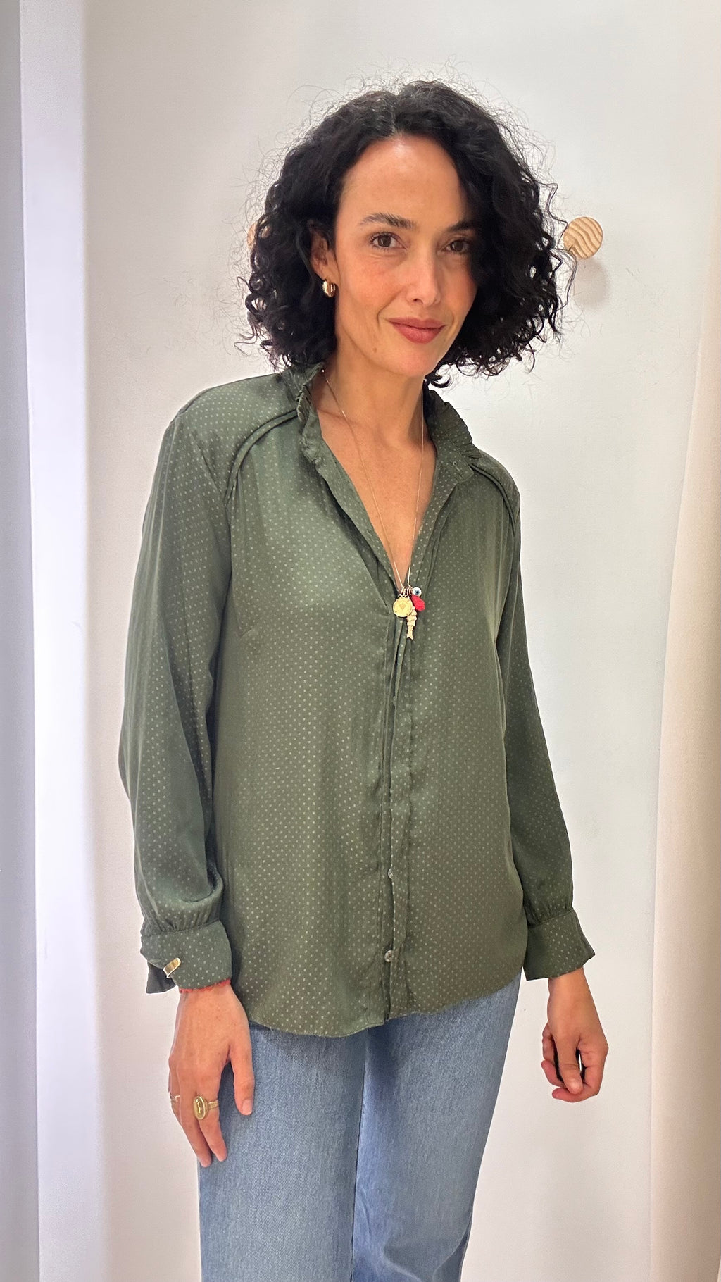 Camisa Verde Maria Filó