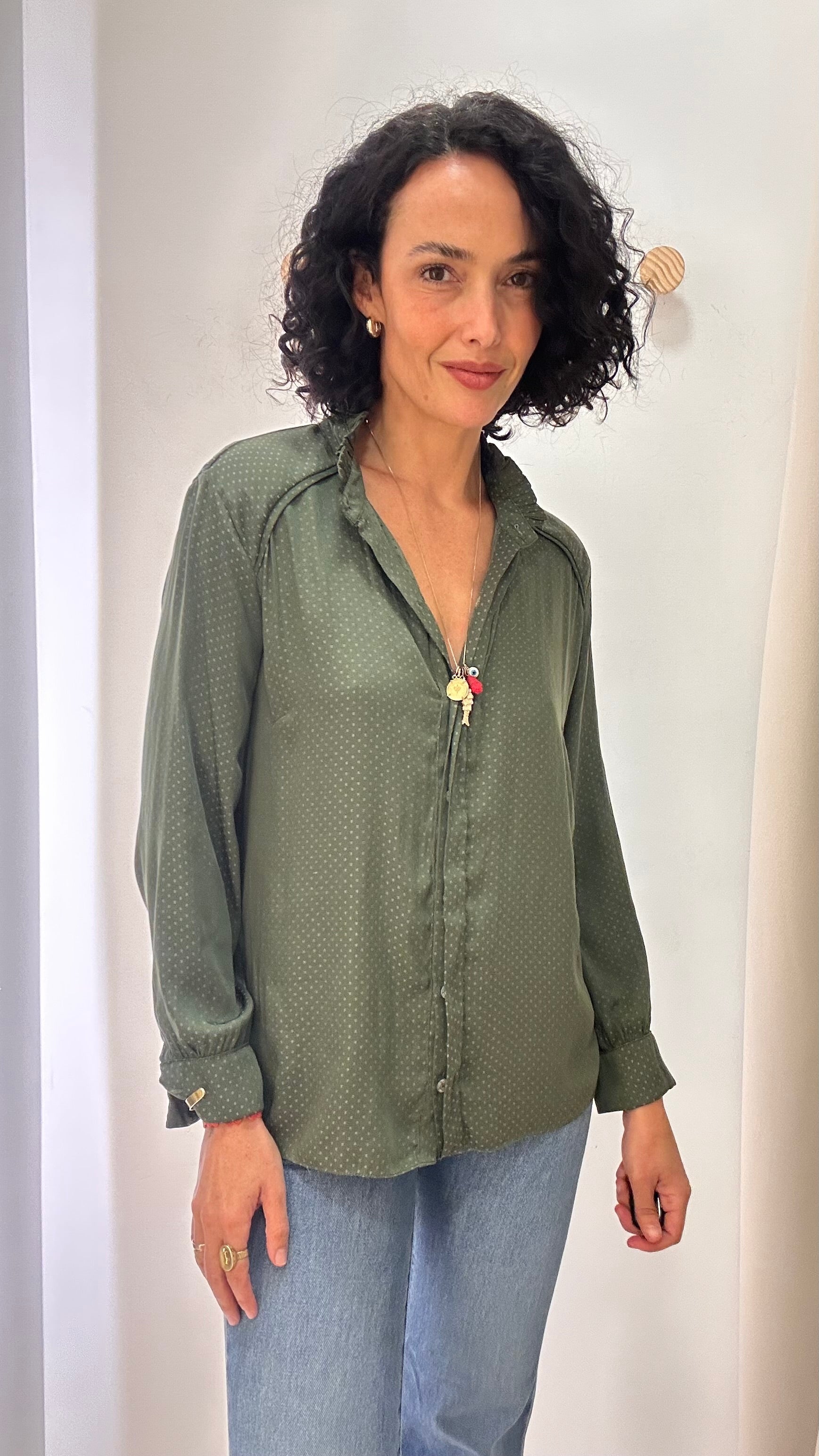 Camisa Verde Maria Filó