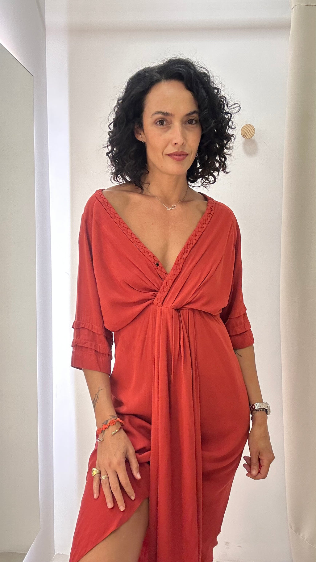 Vestido Midi Vermelho