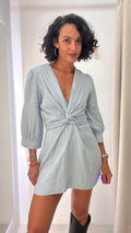 Vestido Azul Bianza