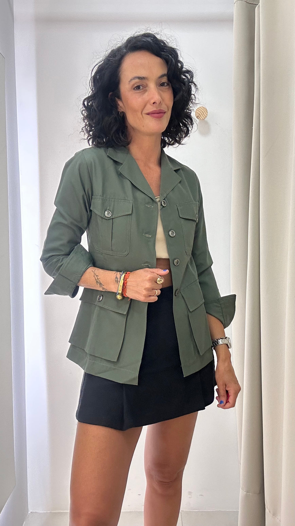 Jaqueta Parka Verde Militar