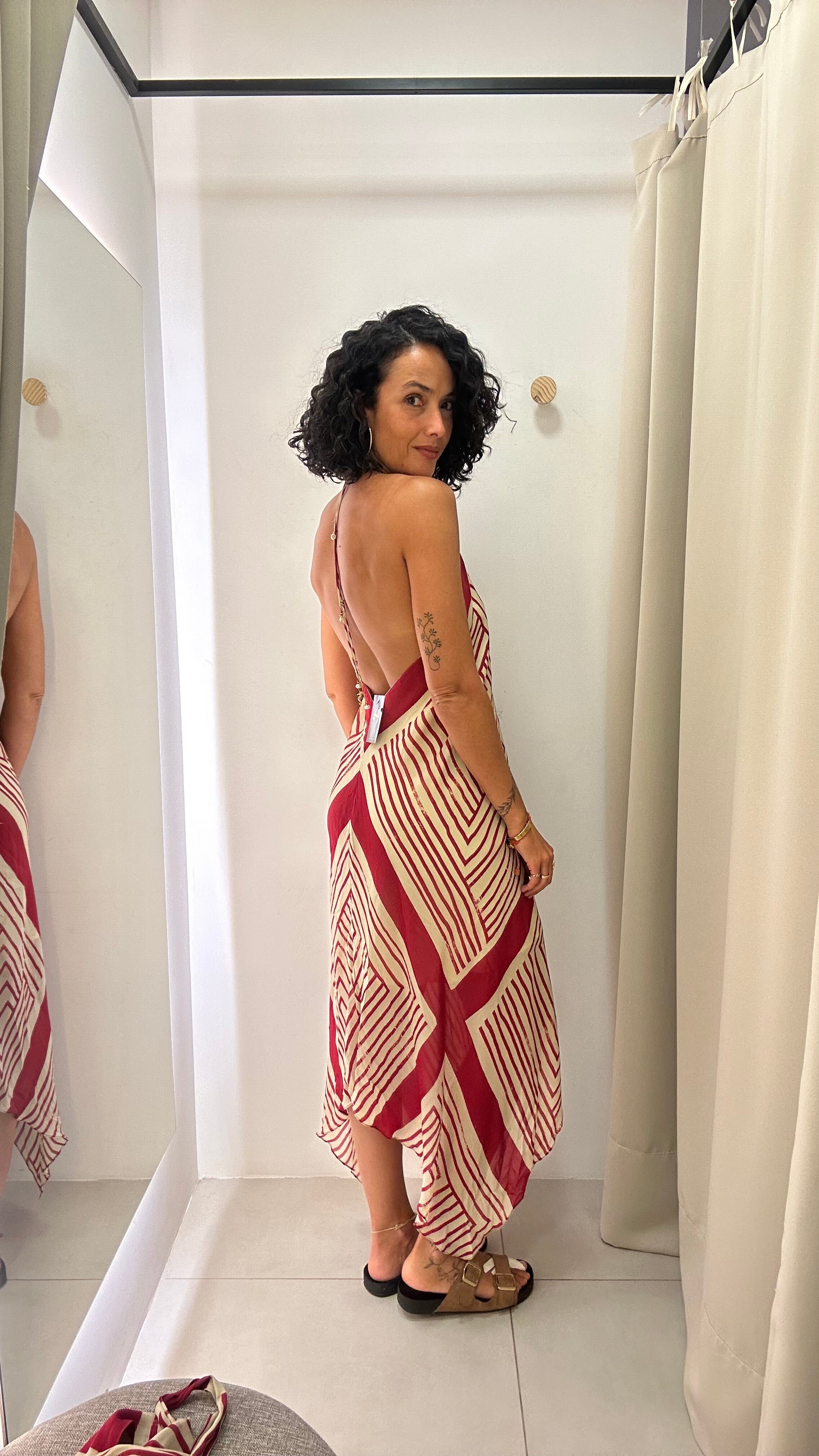 Vestido seda Animale