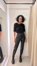 Calça couro Brooksfield