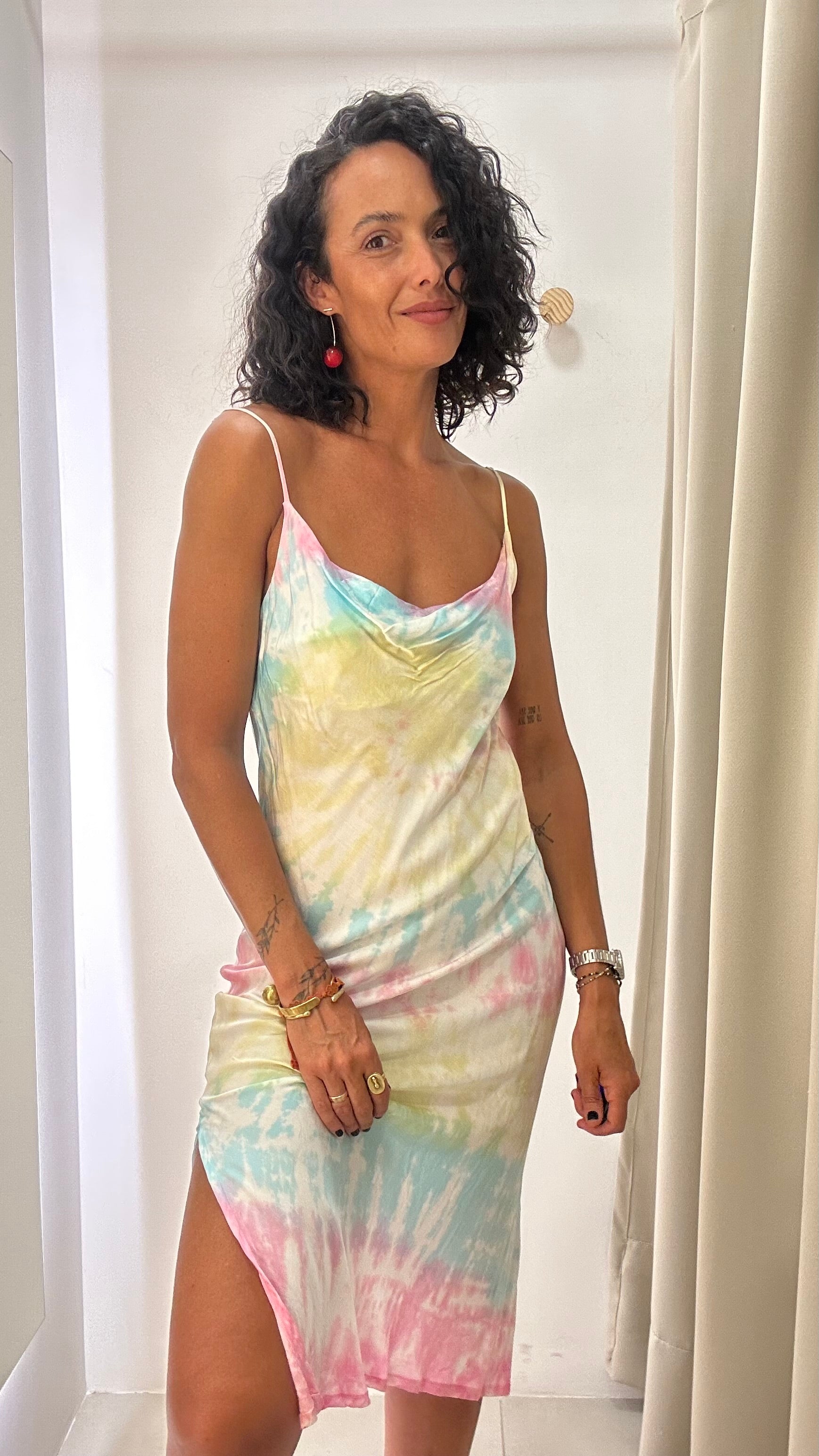 Slip Dress Colorido