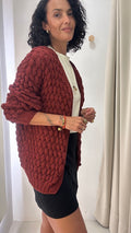 Casaco Tricot Vermelho