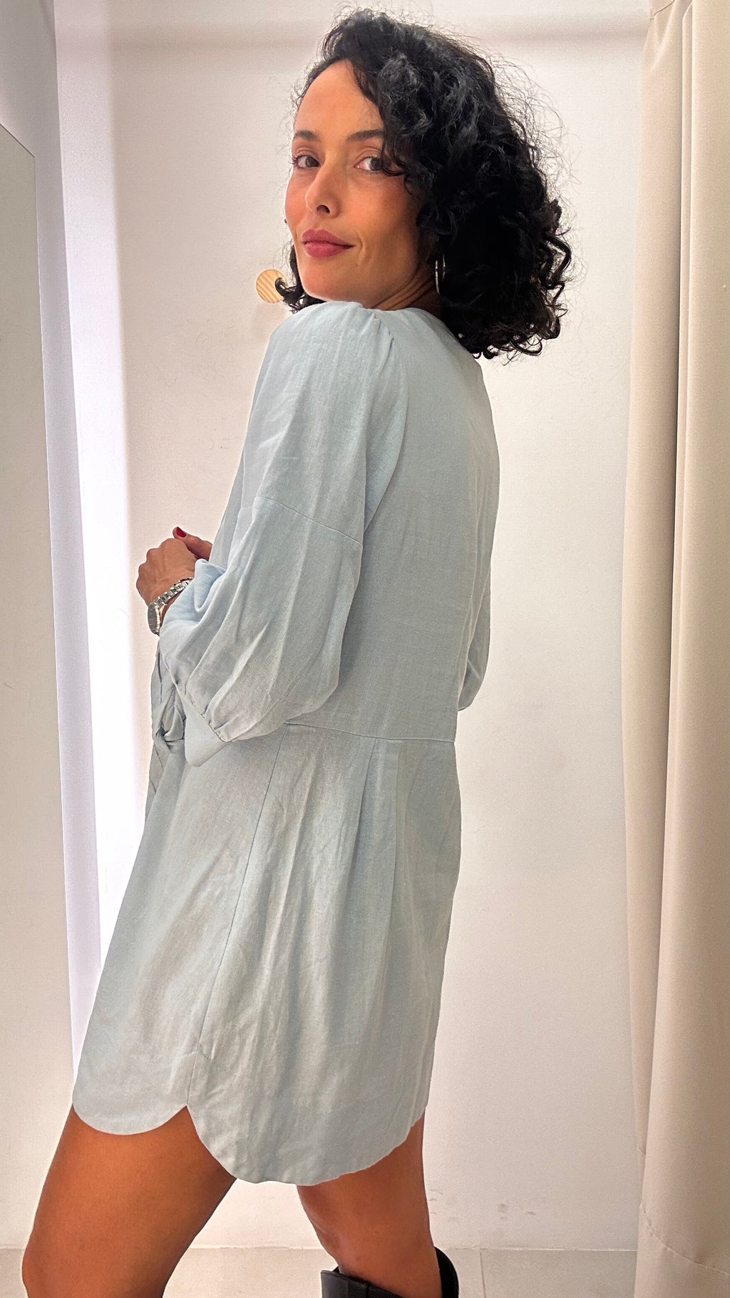 Vestido Azul Bianza