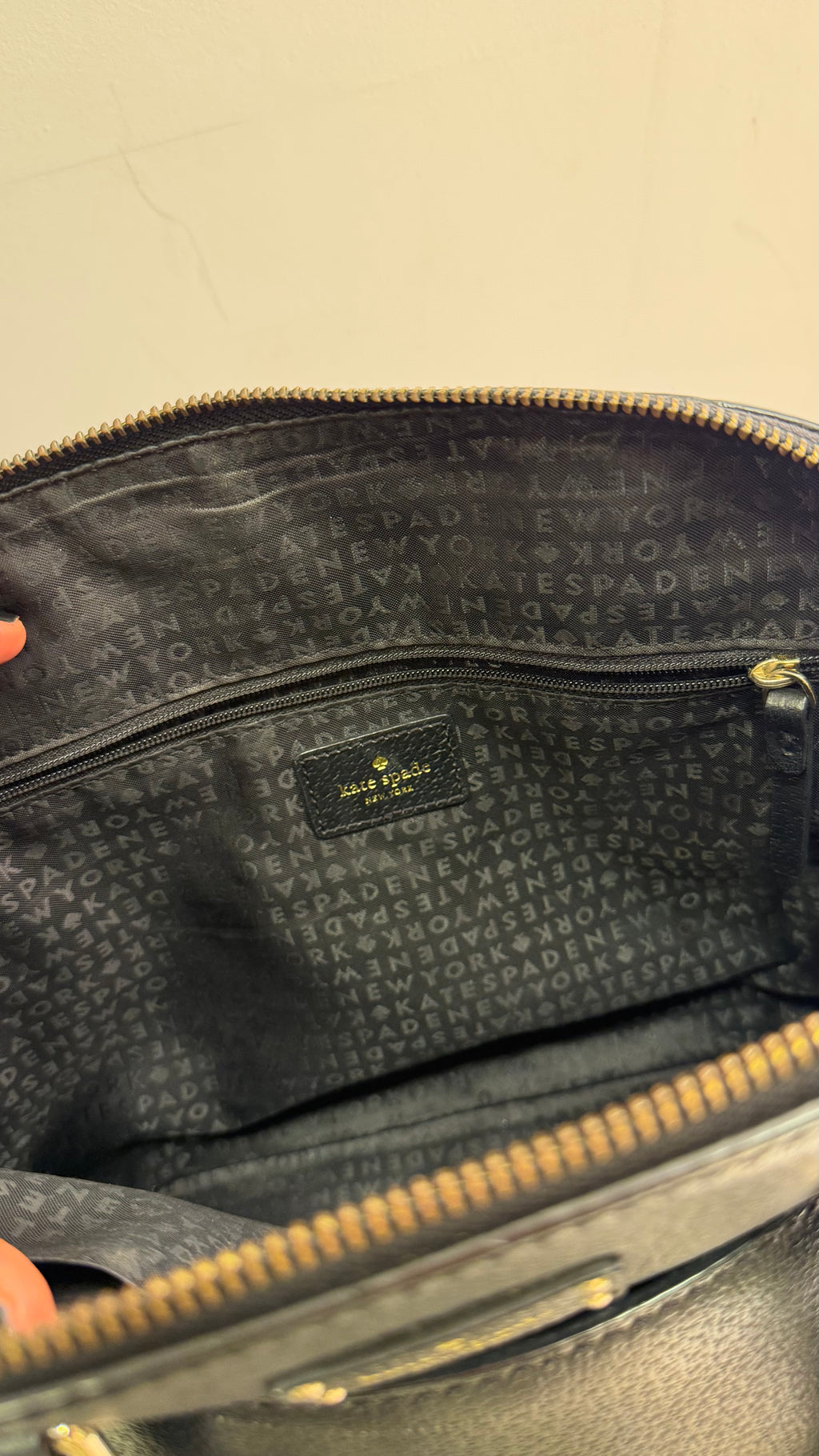 Bolsa couro Kate Spade