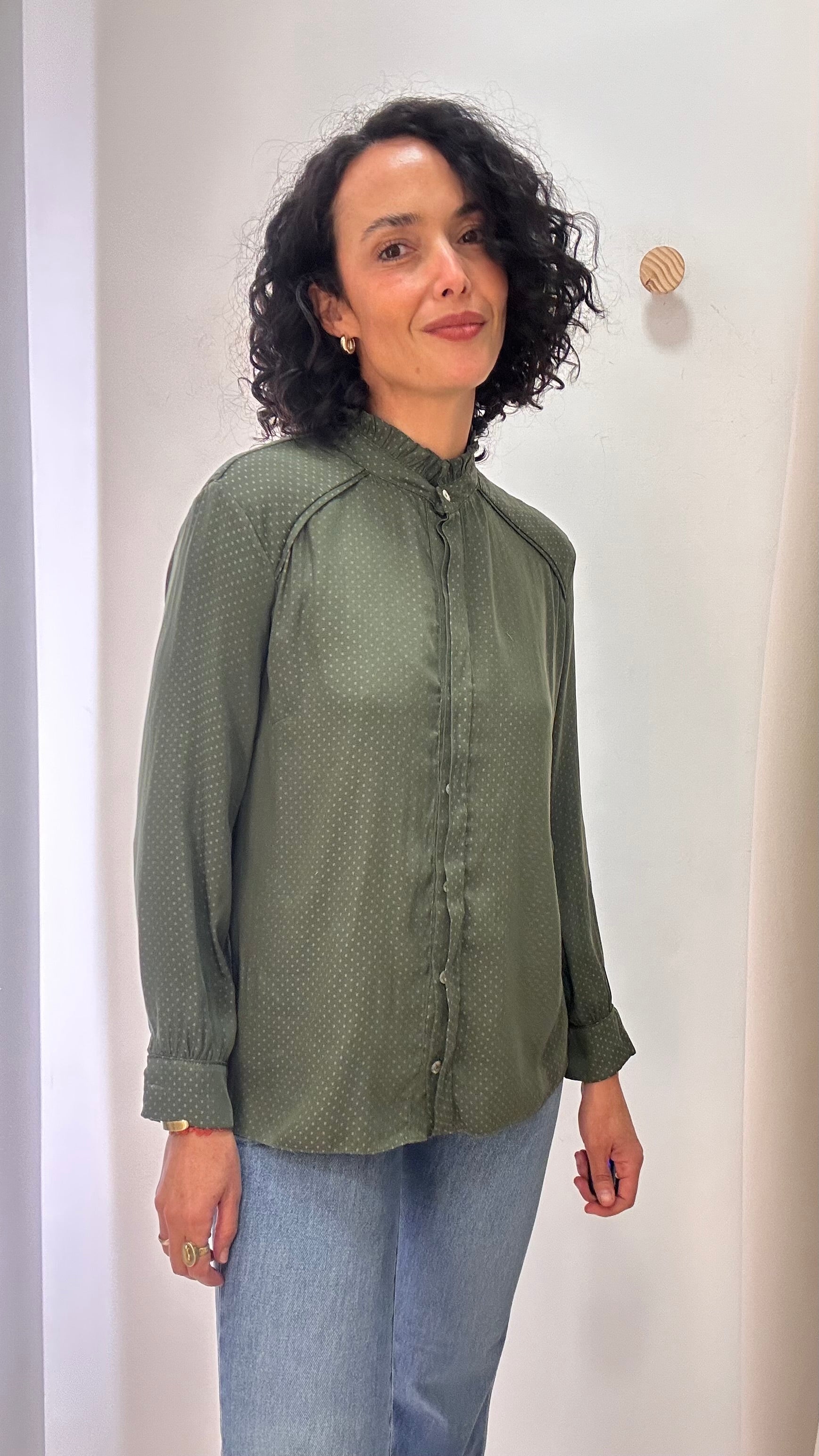 Camisa Verde Maria Filó