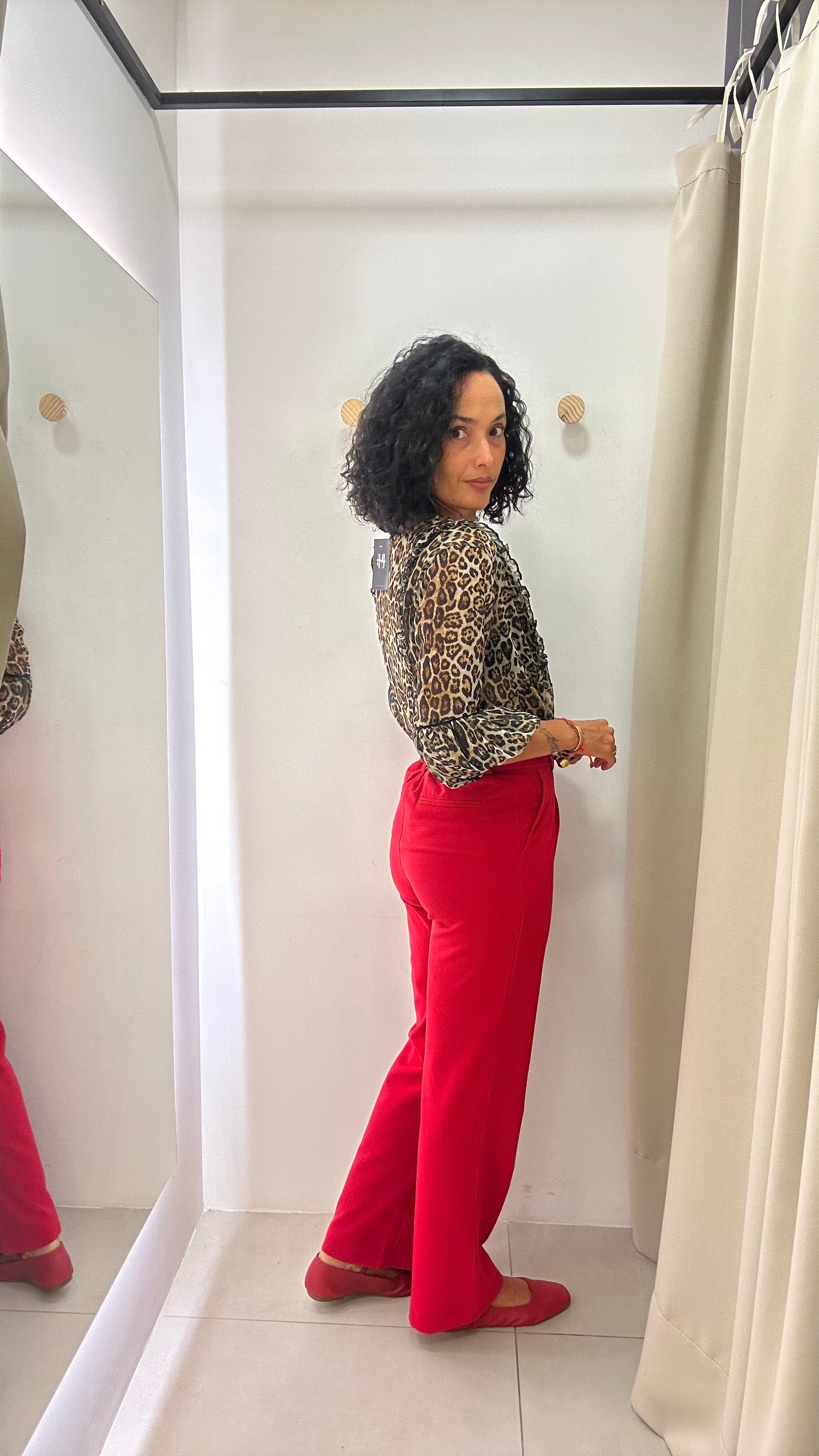 Calça Alfaiataria Vermelha Unique