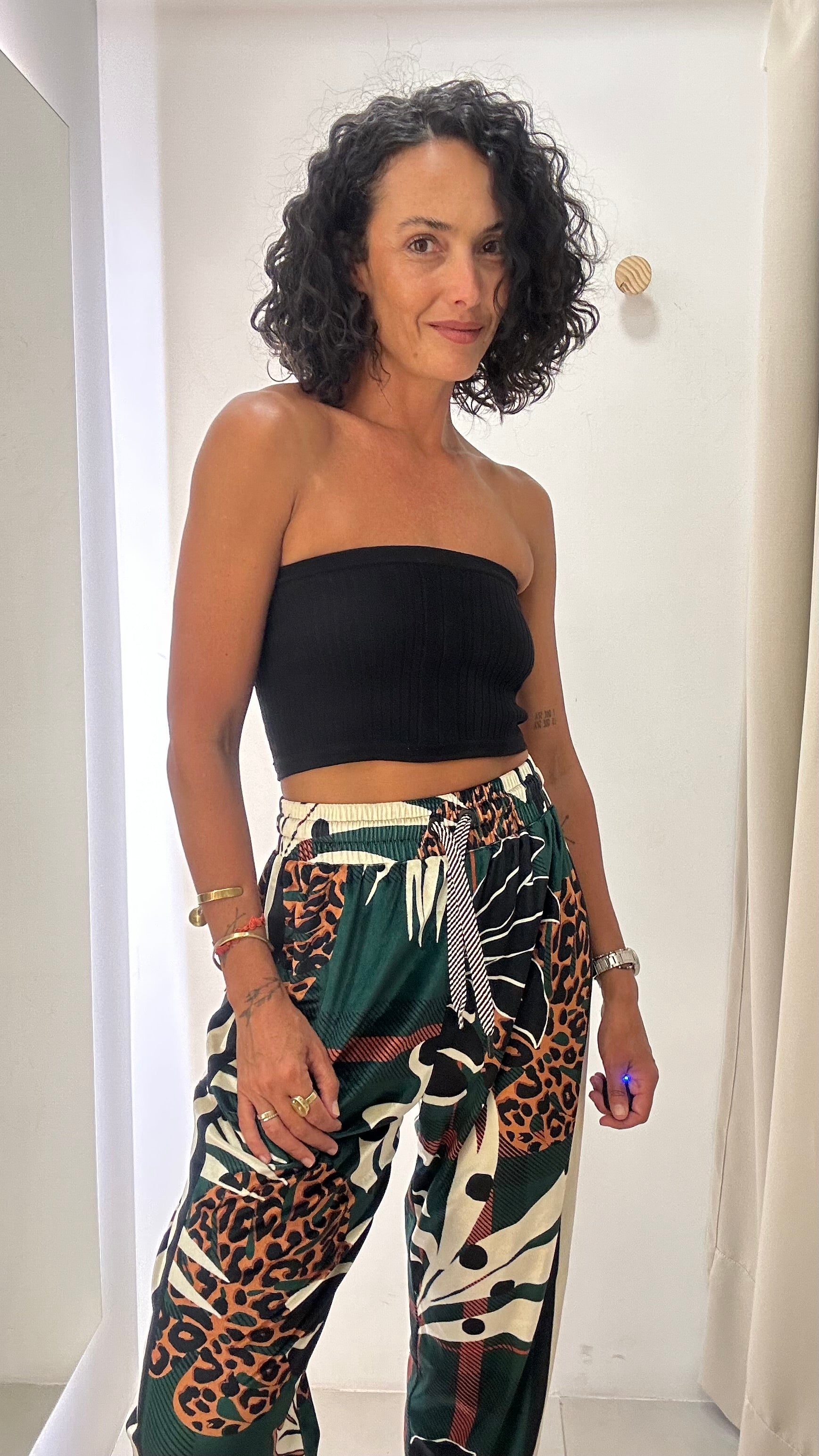 Cropped Preto Animale