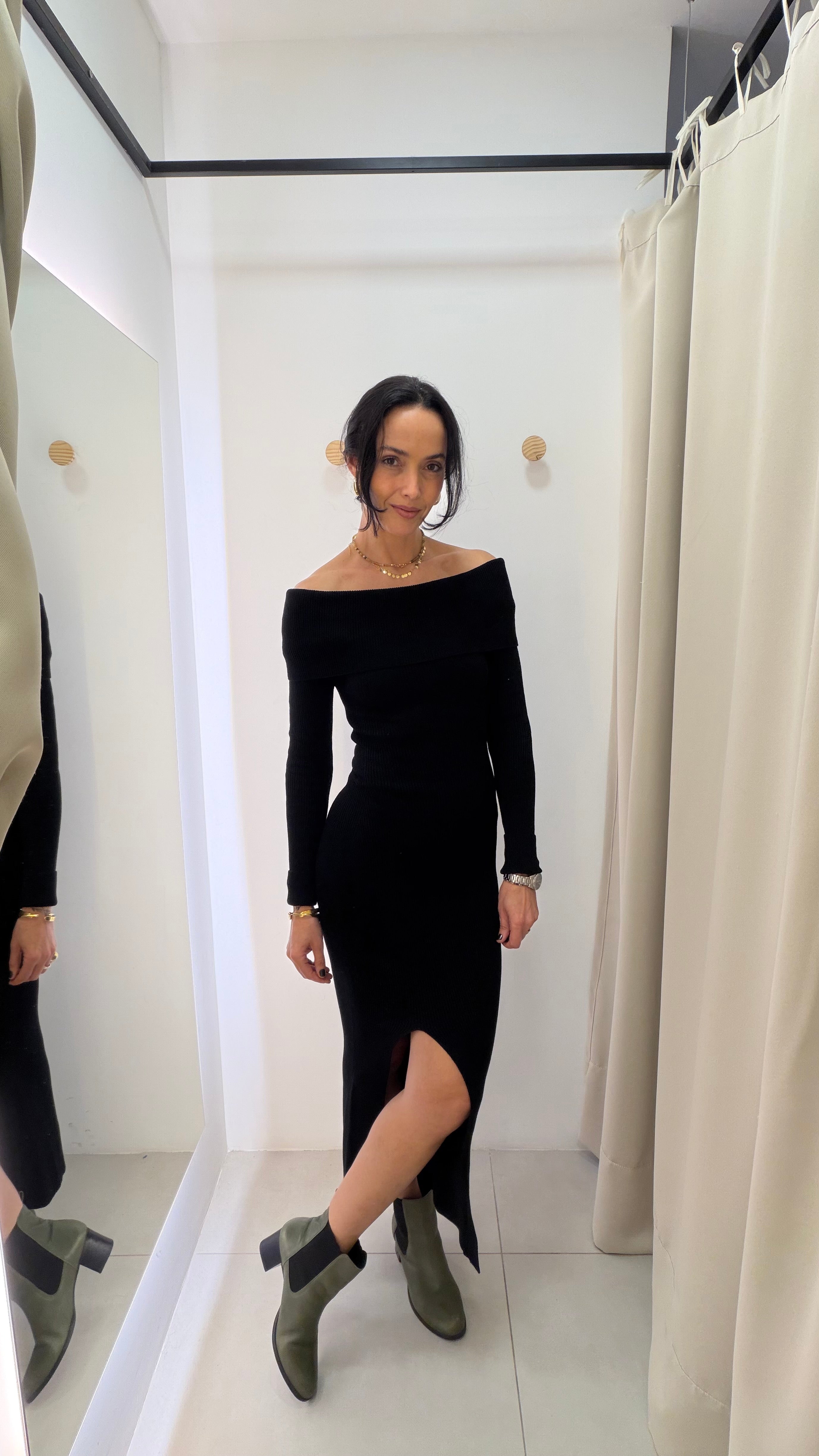 Vestido Preto em Malha Egoiste