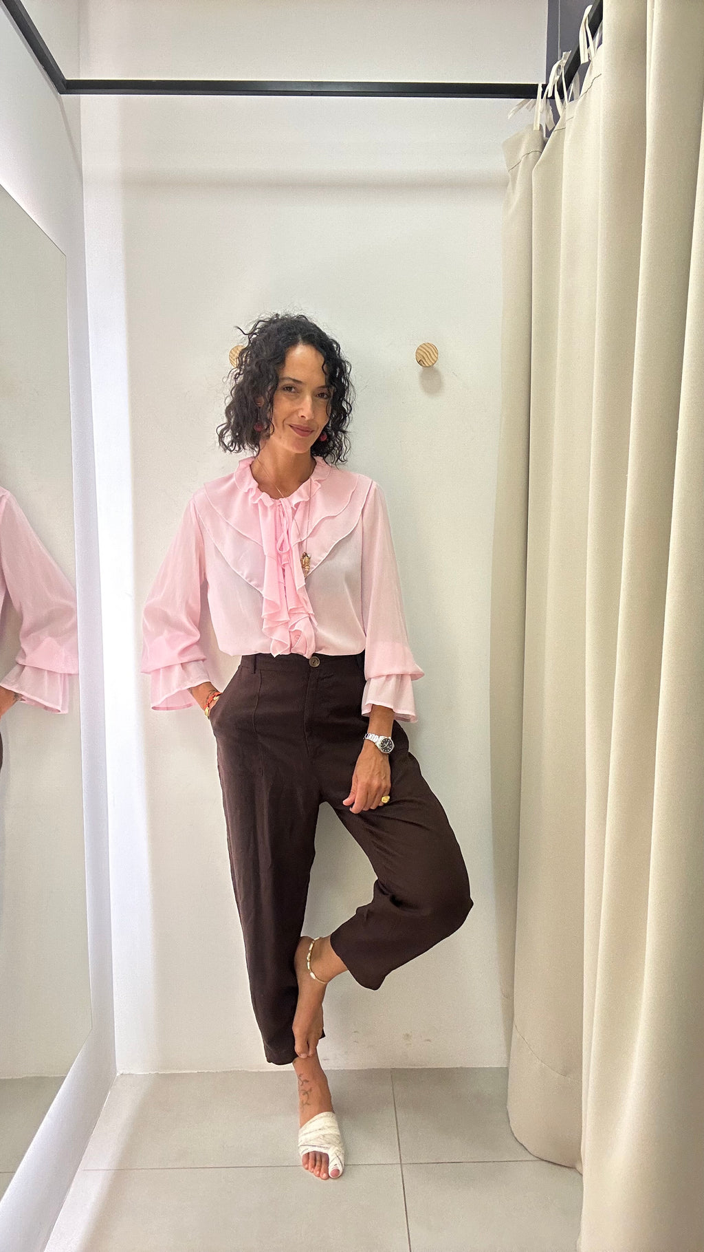 Calça Marrom Zara