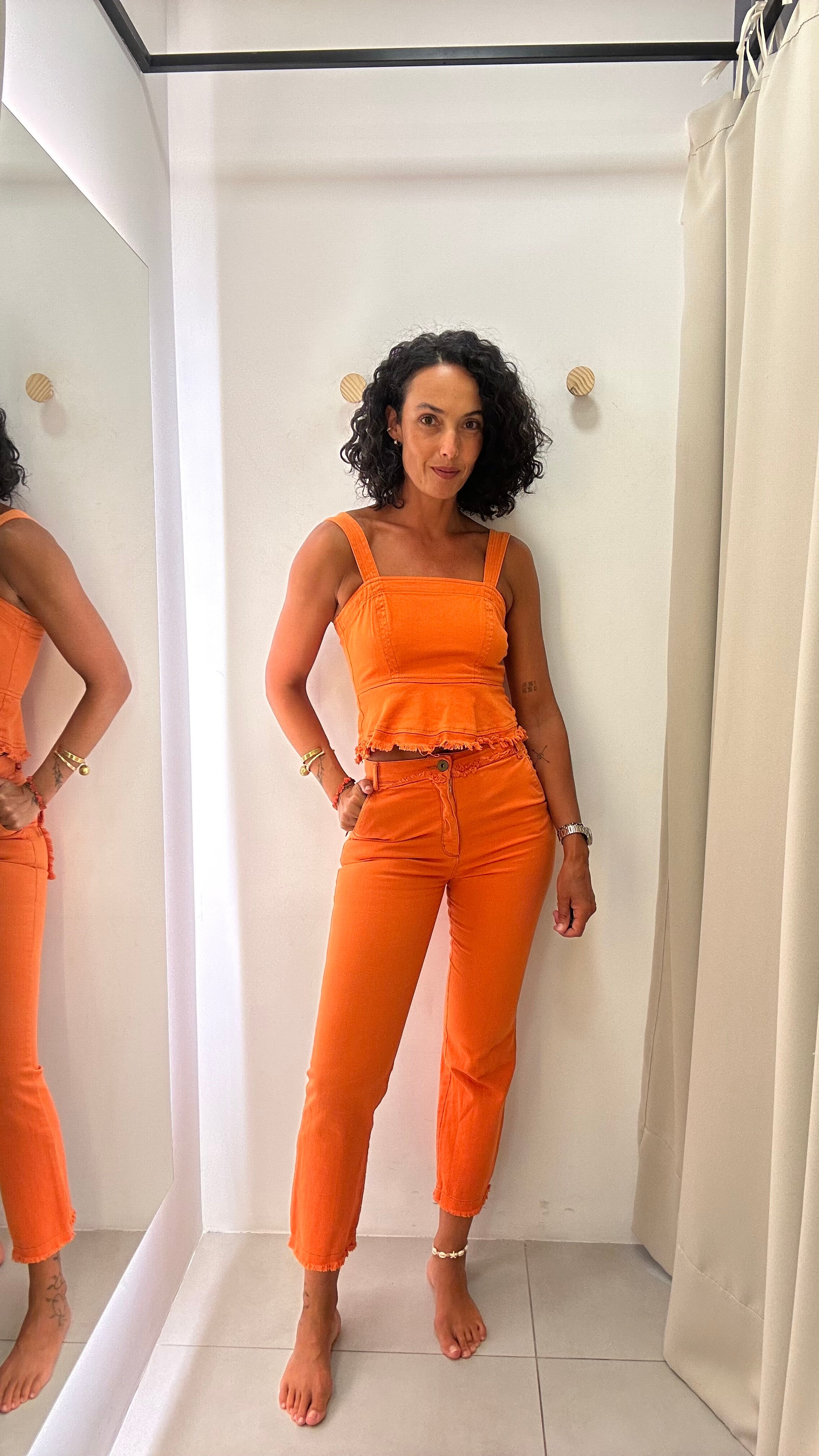 Conjunto Laranja Maria Filó