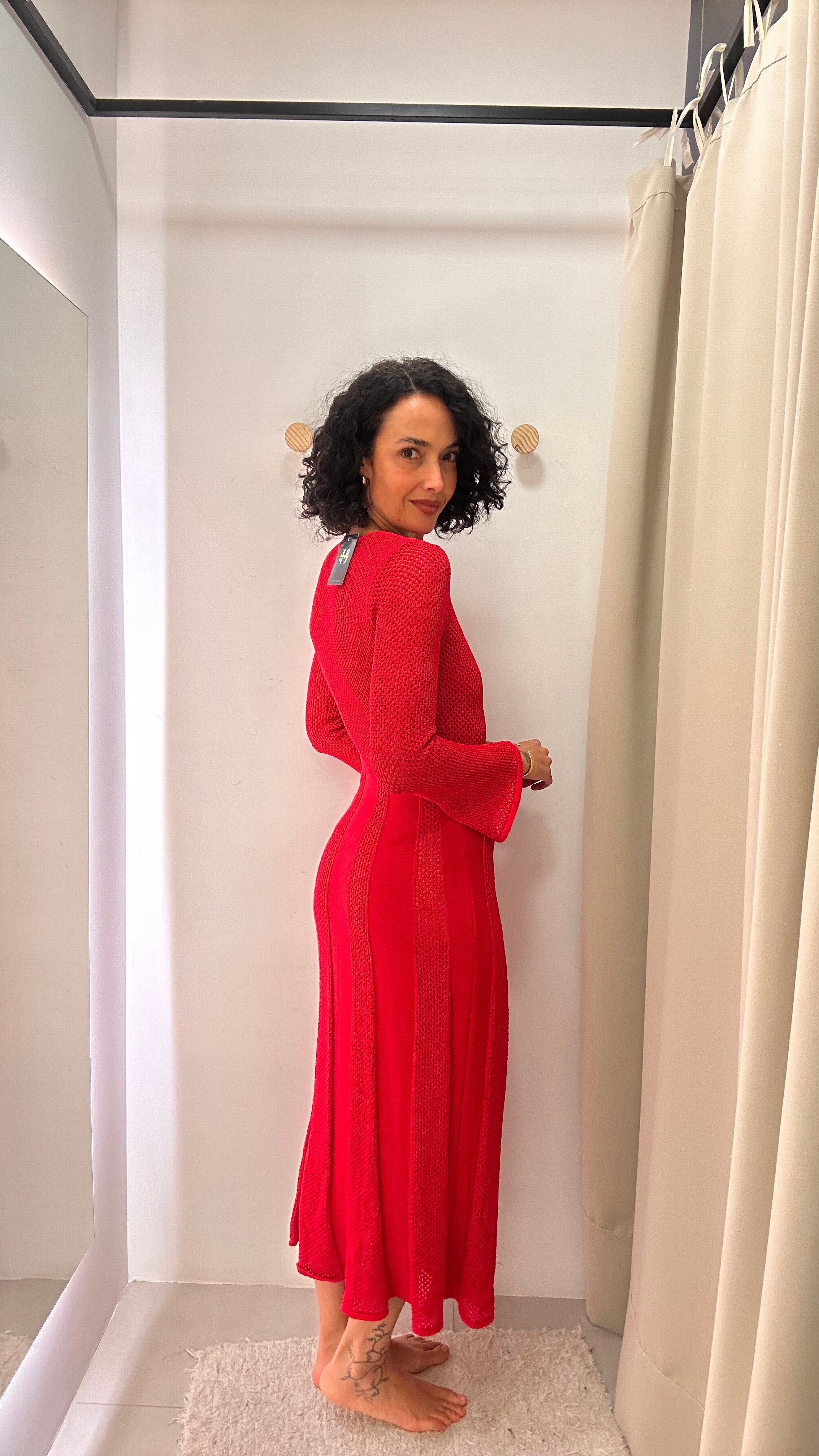Vestido Vermelho Nati Vozza