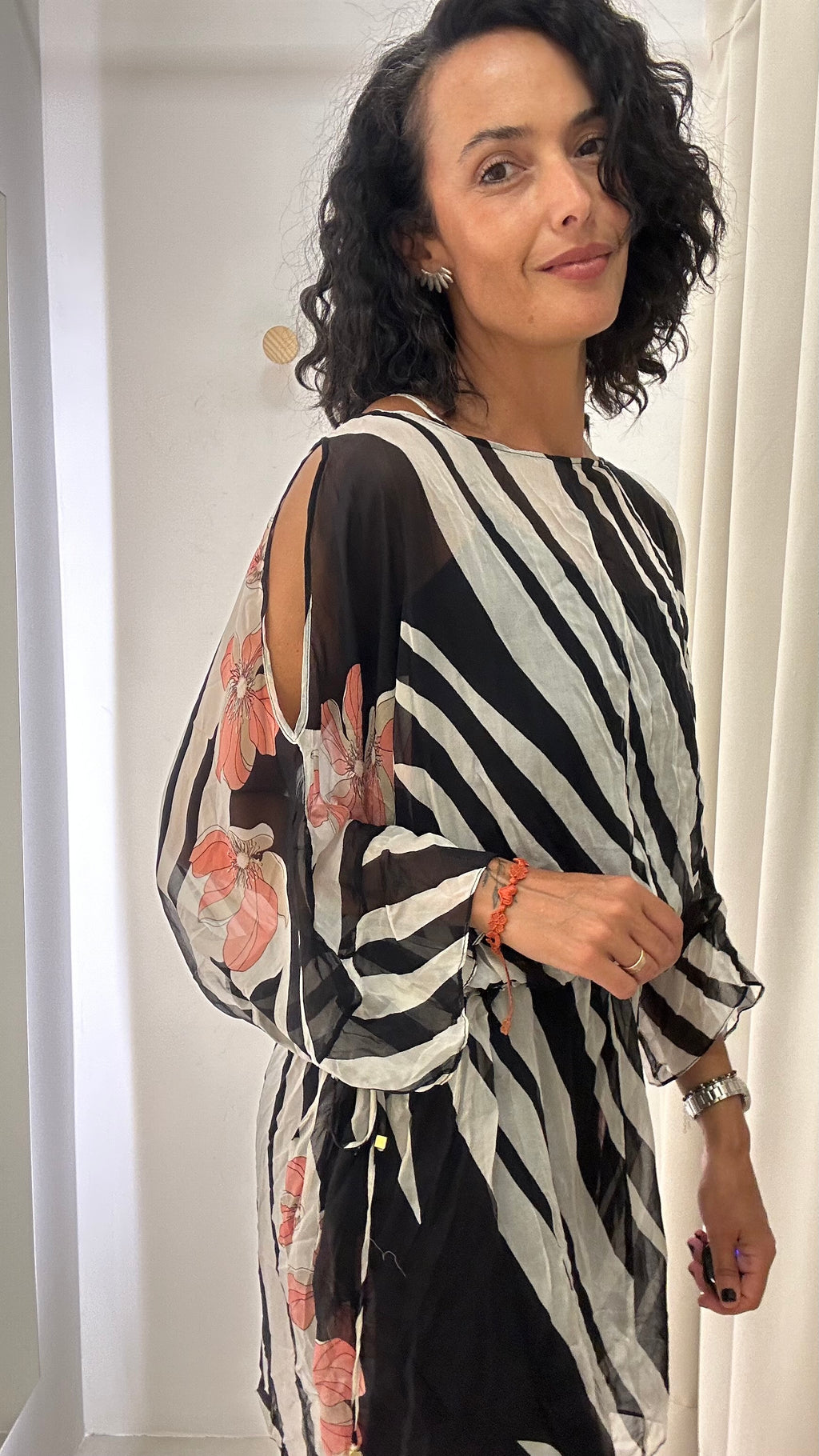 Vestido seda Le Lis Blanc