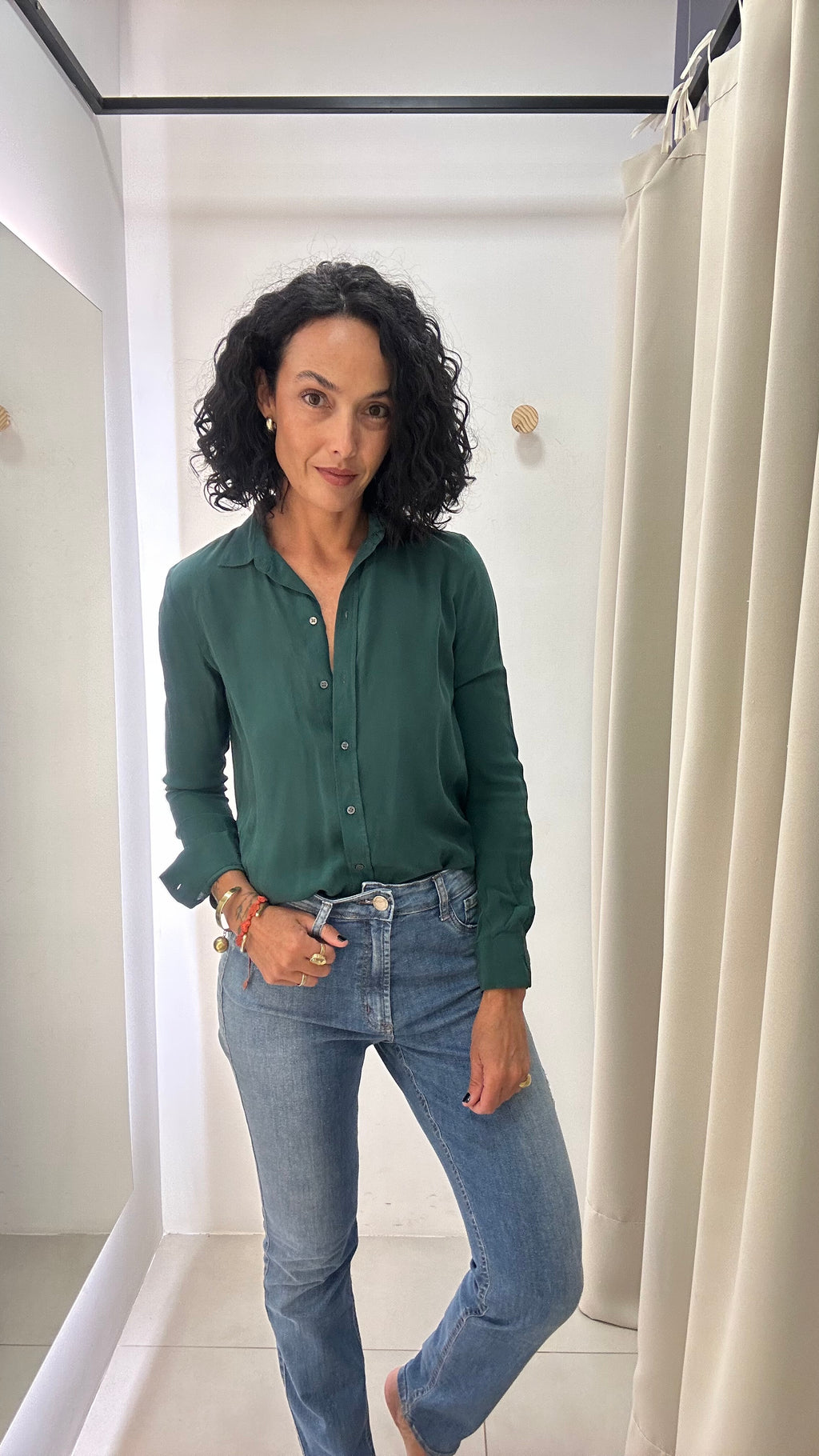 Camisa de Seda Zara