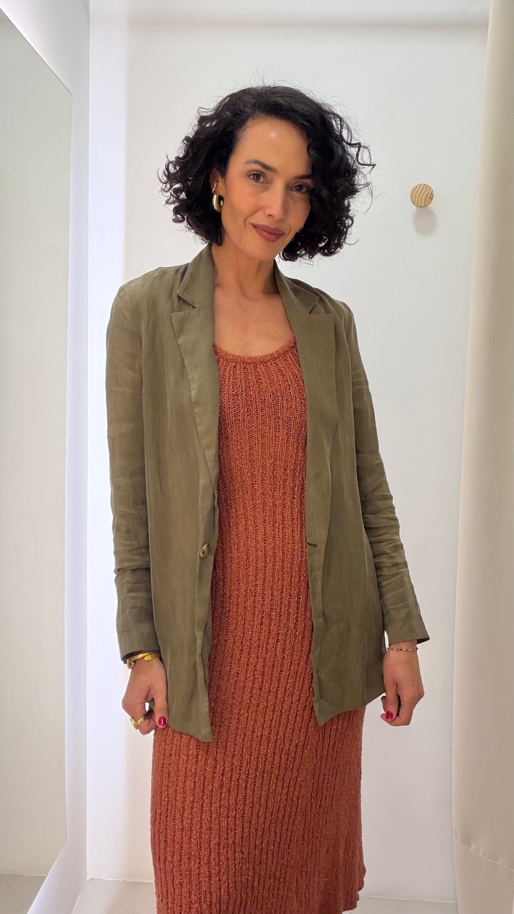 Blazer alongado Mango