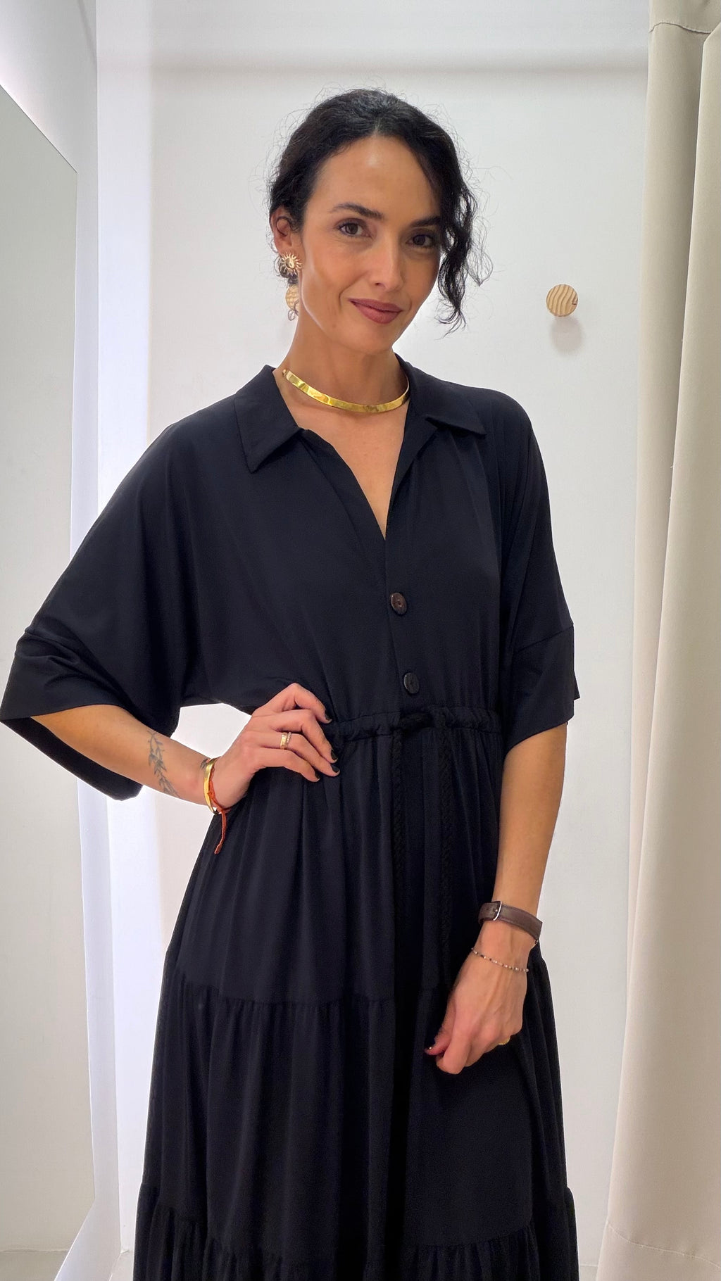 Vestido Preto Voar