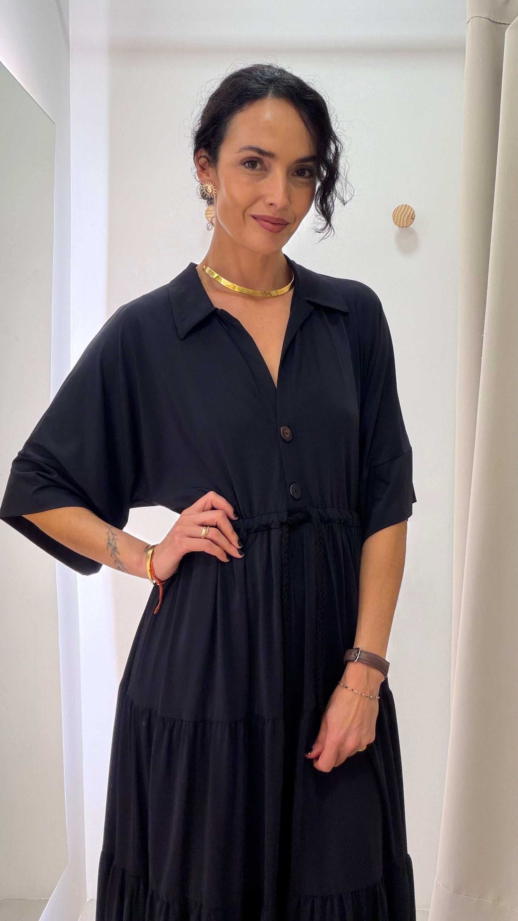 Vestido Preto Voar