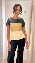 Blusa de Couro Linnia Leatherwear