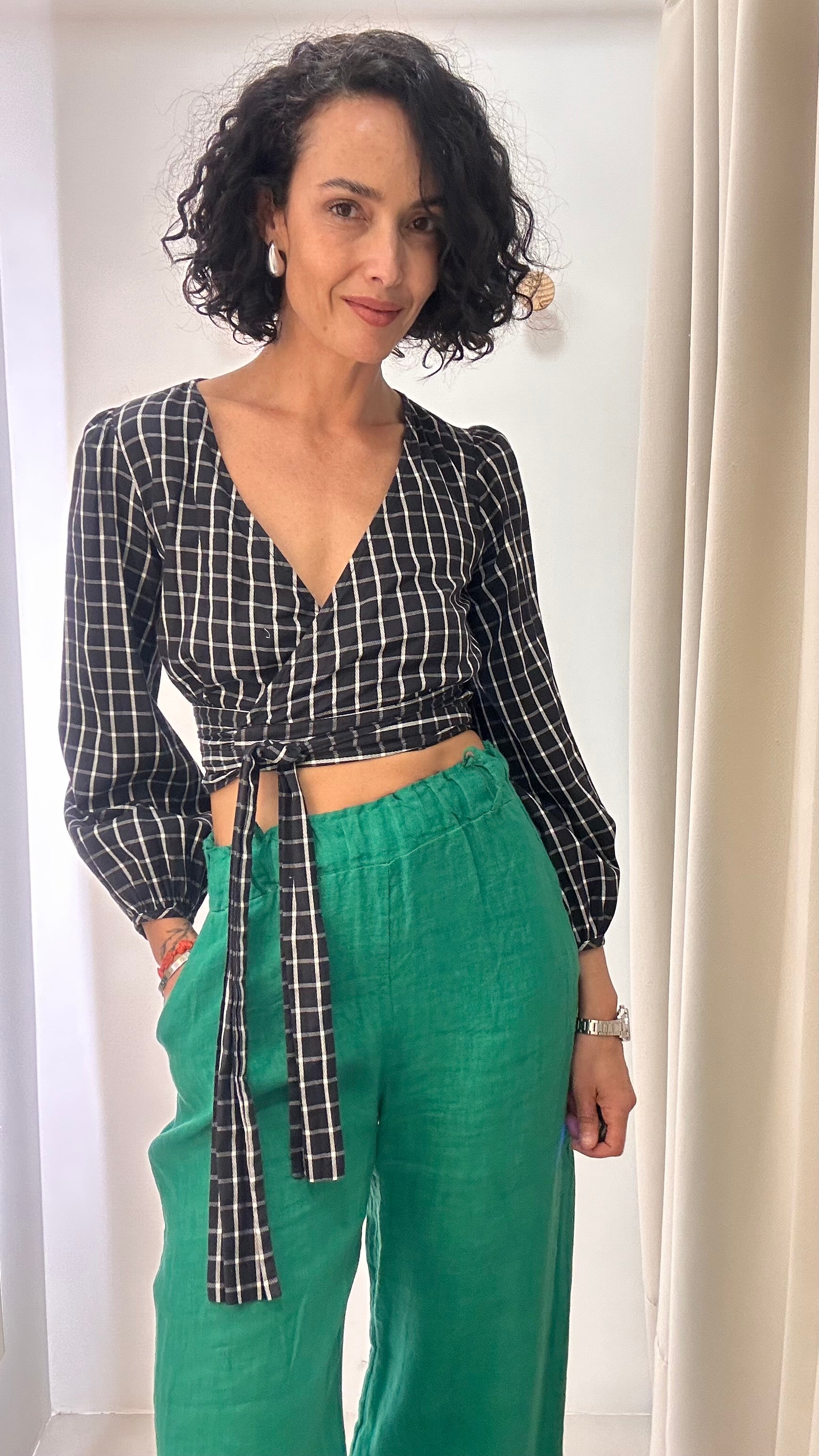 Blusa transpassada Farm