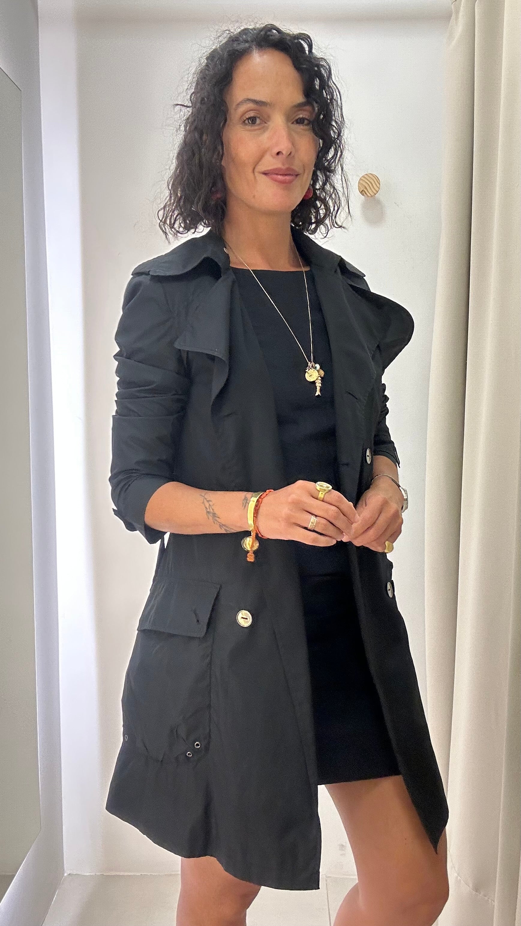 Parka Preta Zara