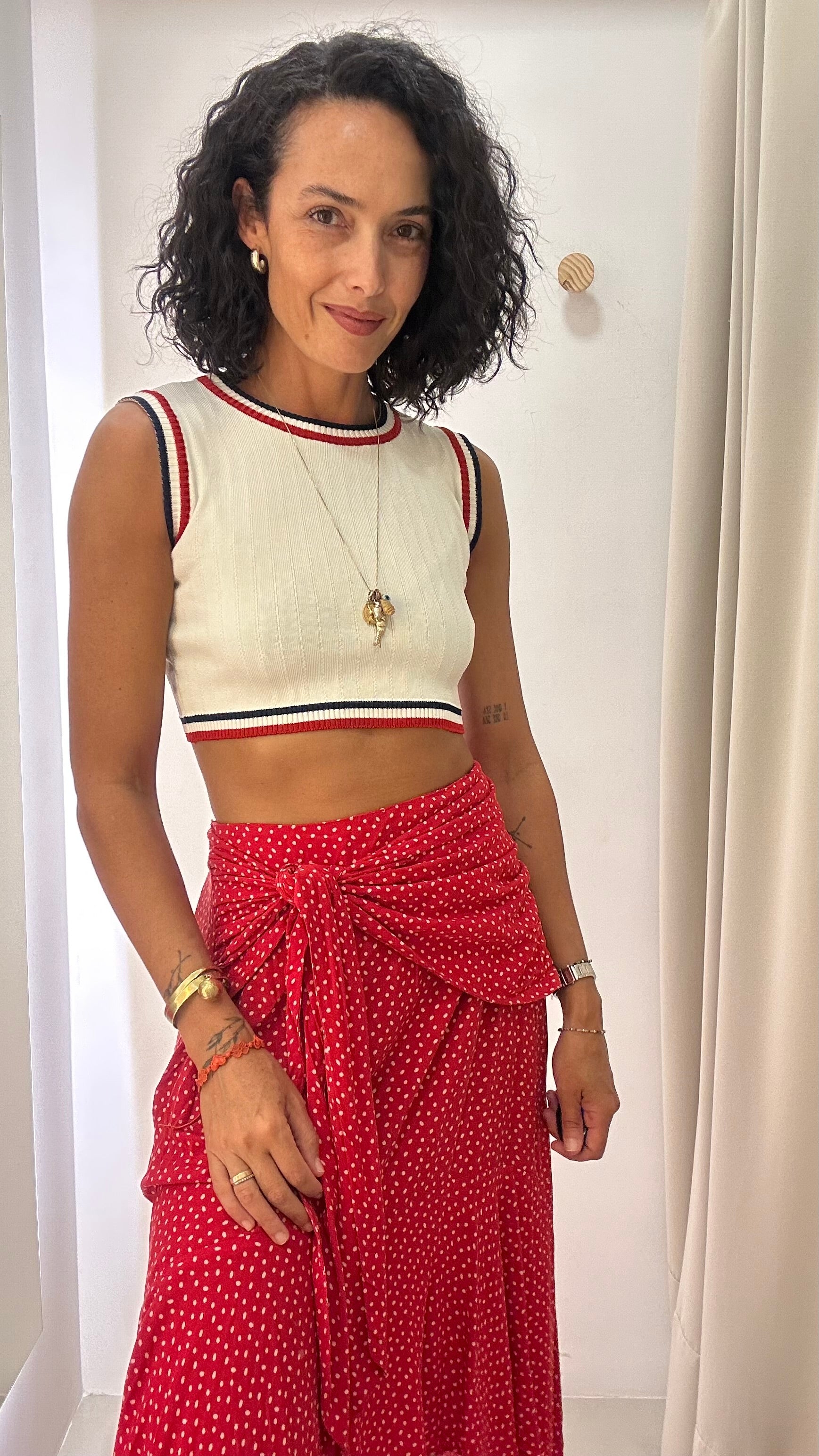 Blusa cropped Débora Mangabeira