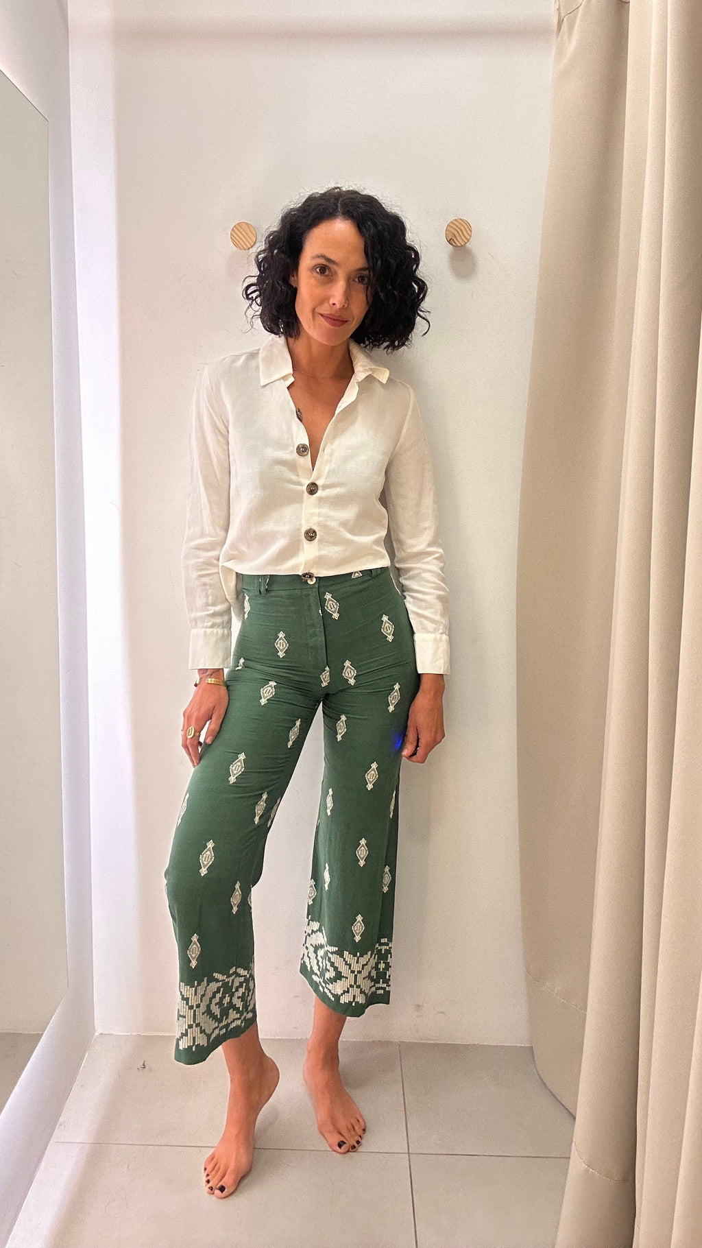 Calça Verde Zara