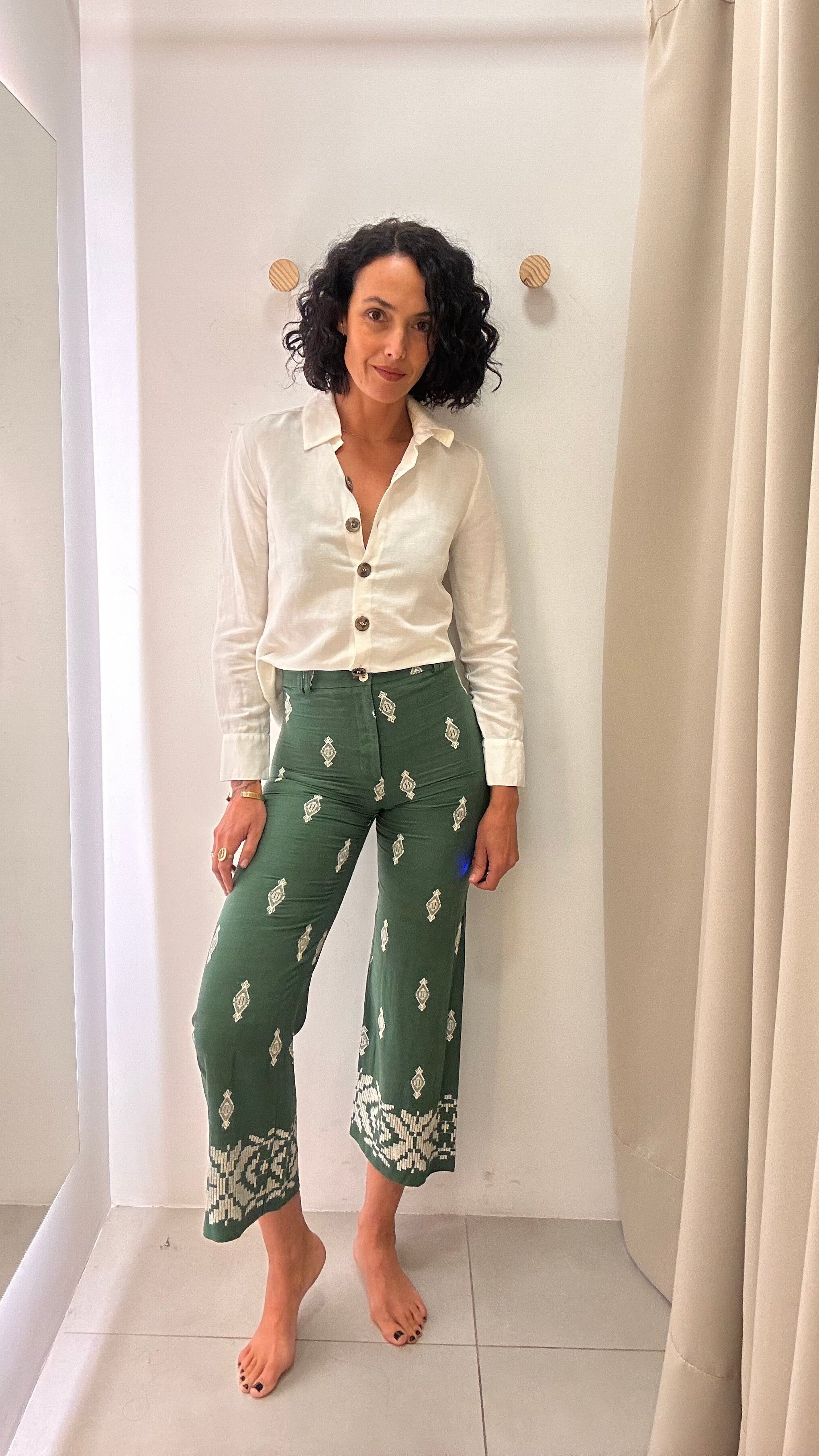 Calça Verde Zara
