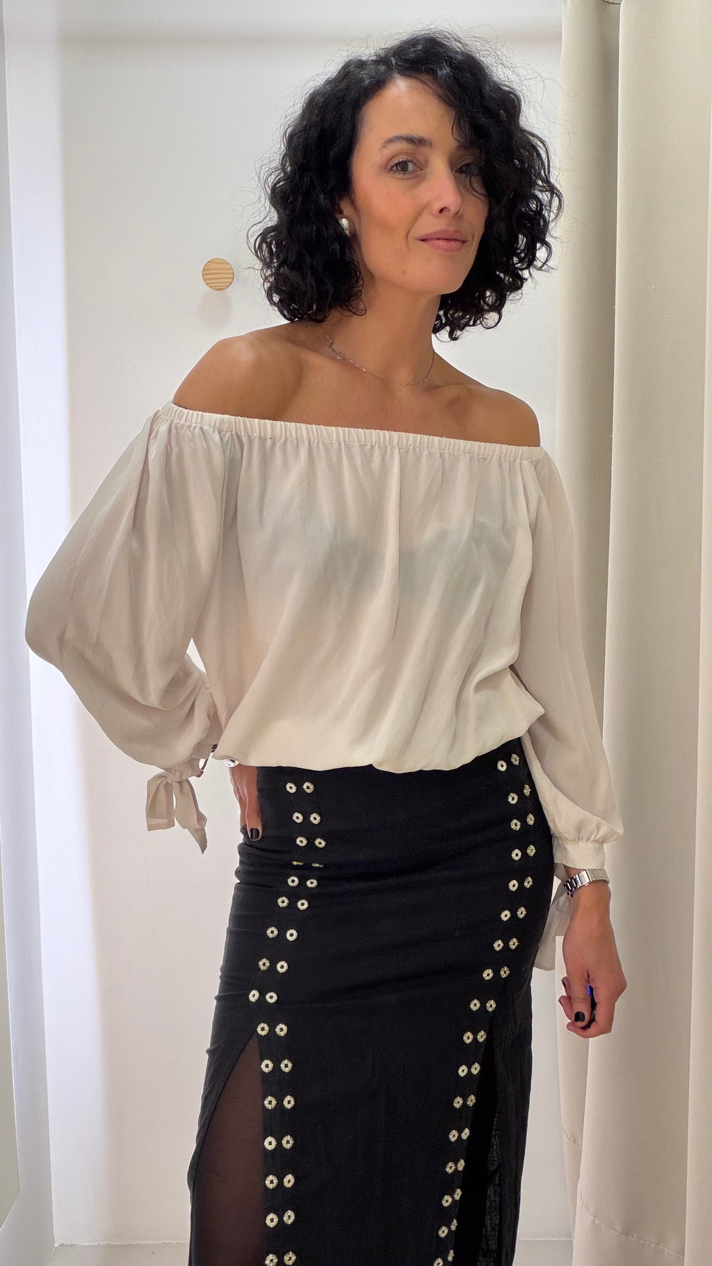Blusa Bege Mixed