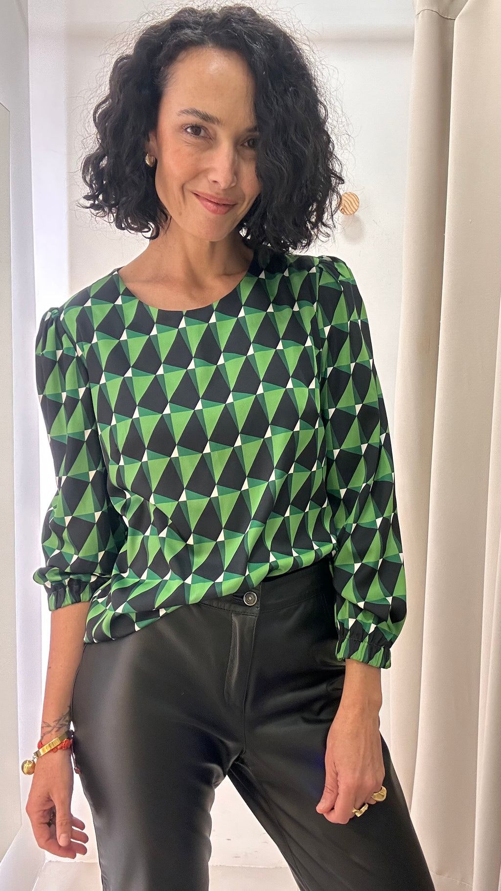 Blusa Verde Angela Xavier