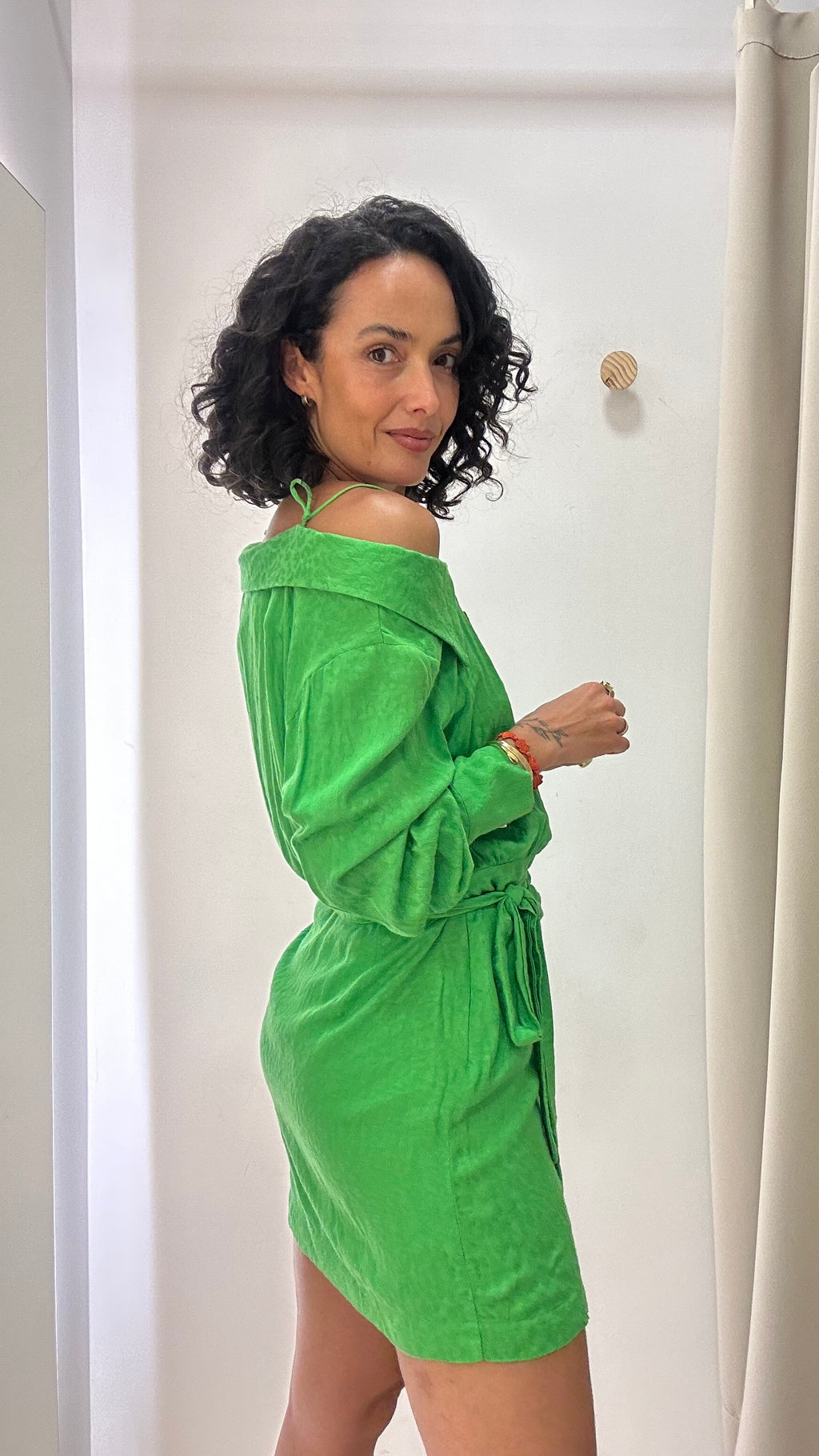 Vestido Animal Print Verde