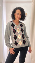 Tricot Cinza Burma