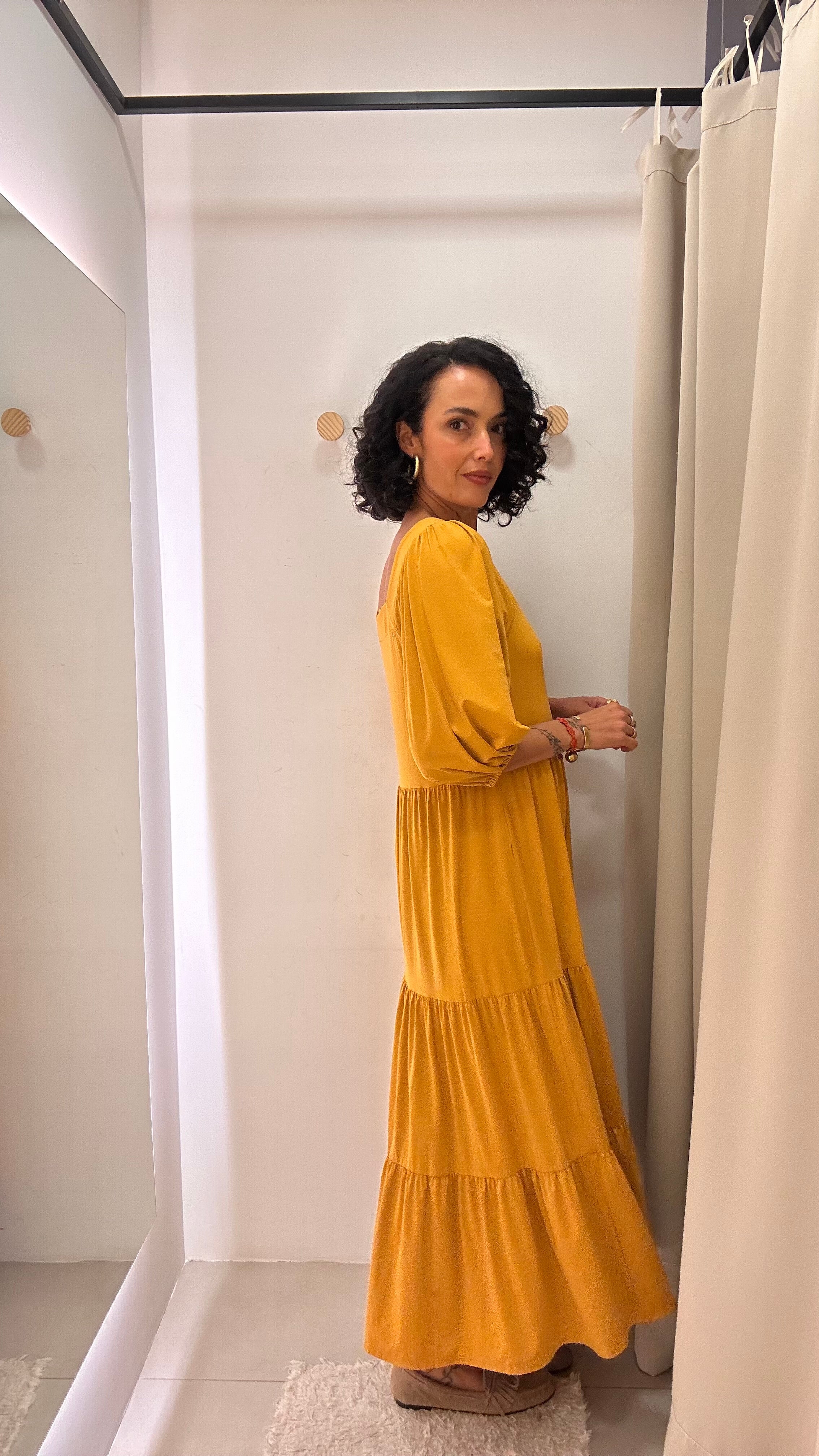 Vestido Terracota Voar