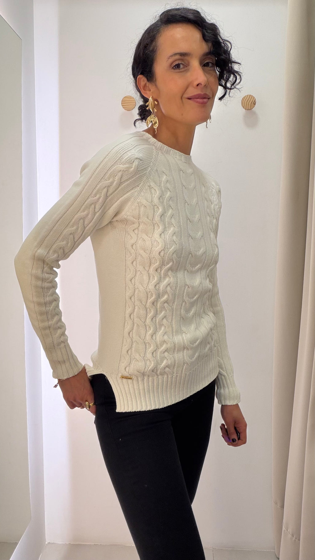 Tricot Off White Anselmi
