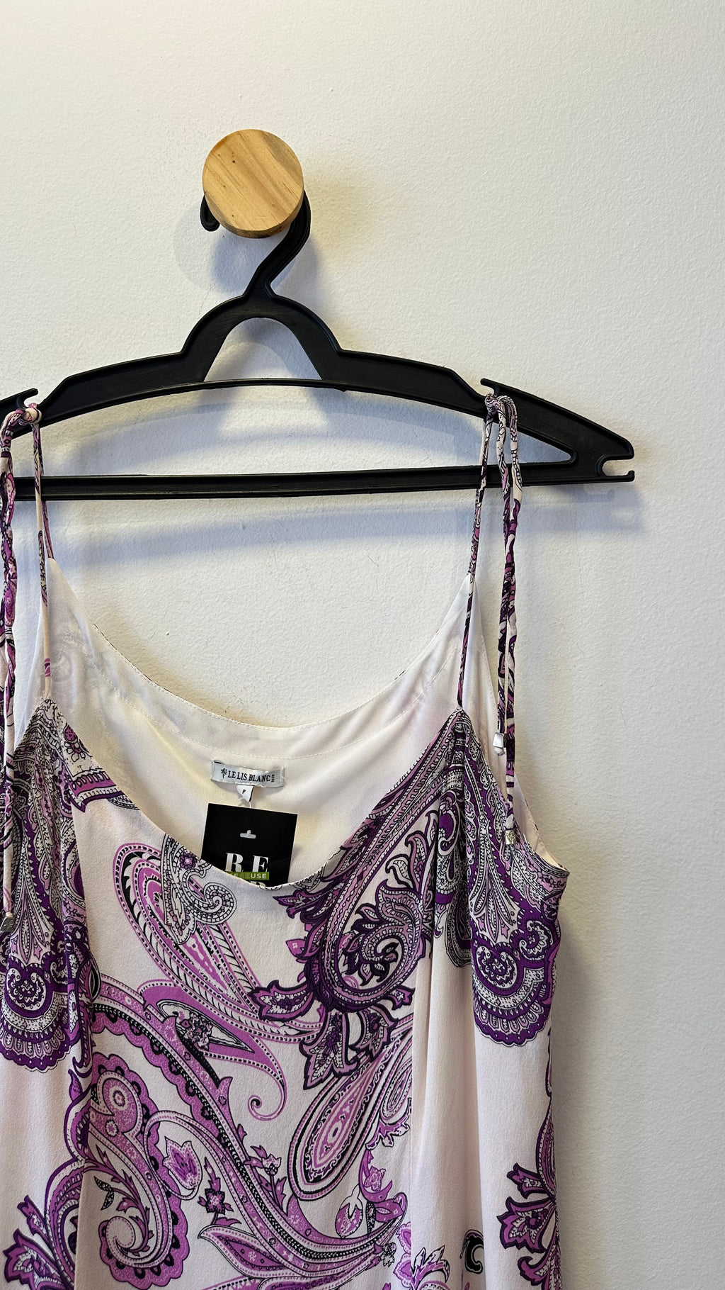 Vestido seda Le lis blanc