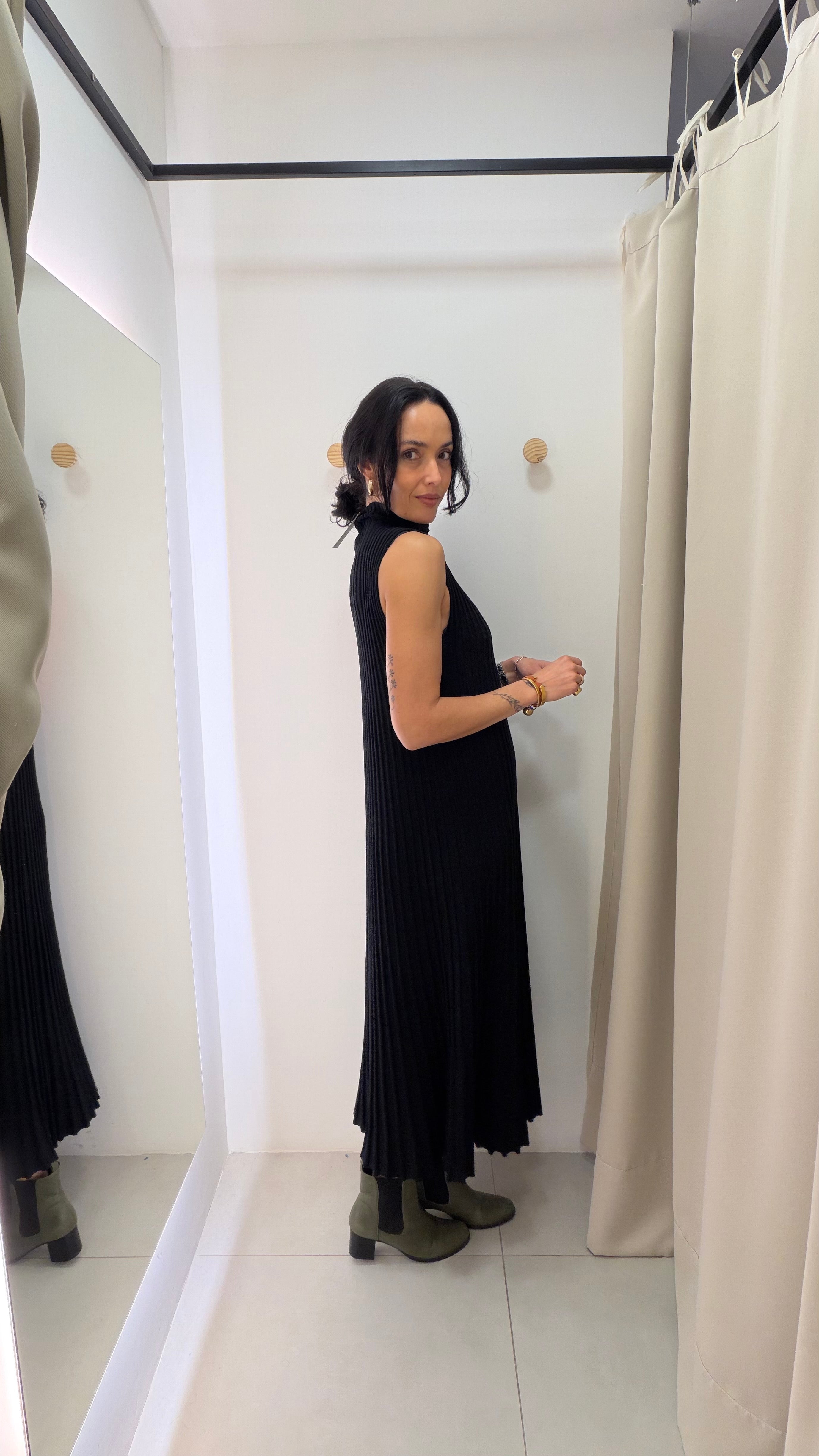 Vestido em Malha Preto Anselmi