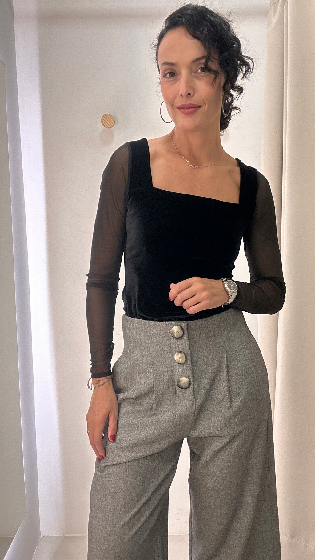 Body Preto Perla