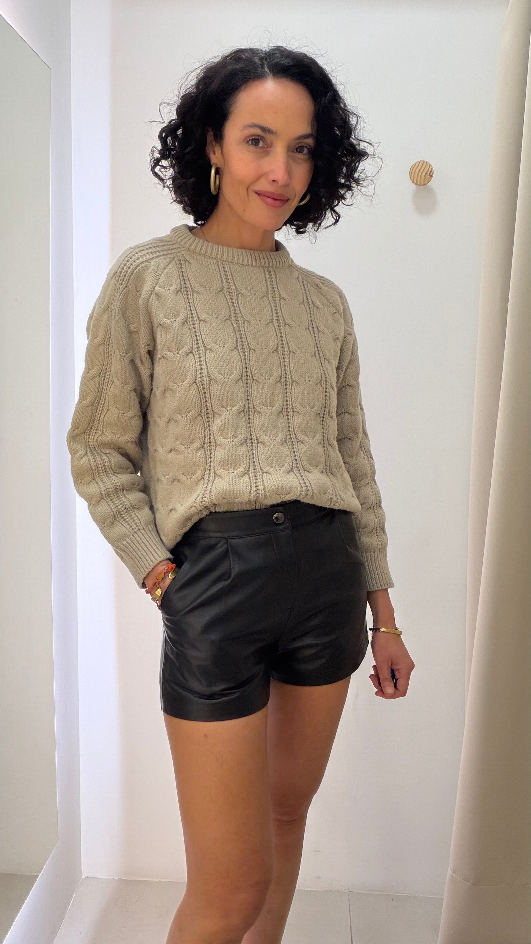 Tricot Cinza