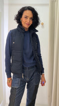 Colete Puffer Azul Marinho Le Lis Blanc